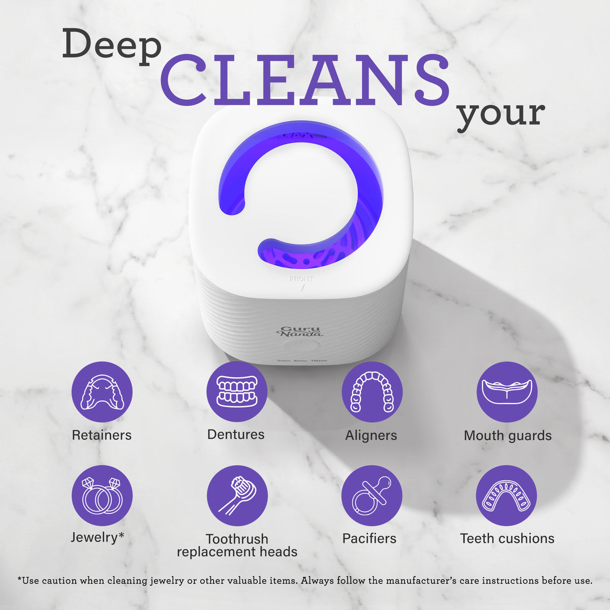Retainer & Denture Cleaning Pod