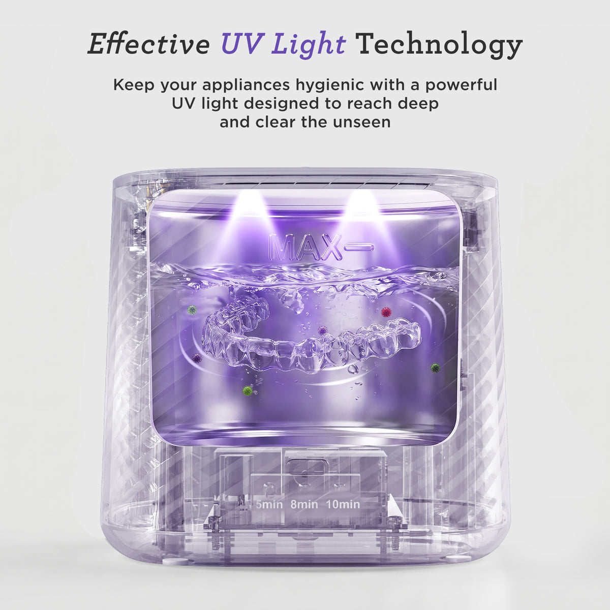 Retainer & Denture Cleaning Pod