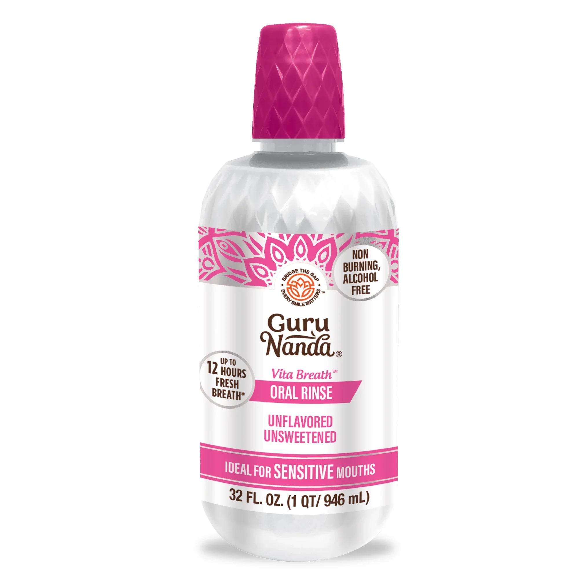 Vita Breath Unflavored & Unsweetened Oral Rinse - 32 Fl Oz