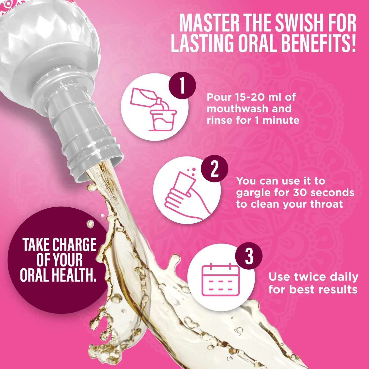 Vita Breath Unflavored & Unsweetened Oral Rinse - 1L