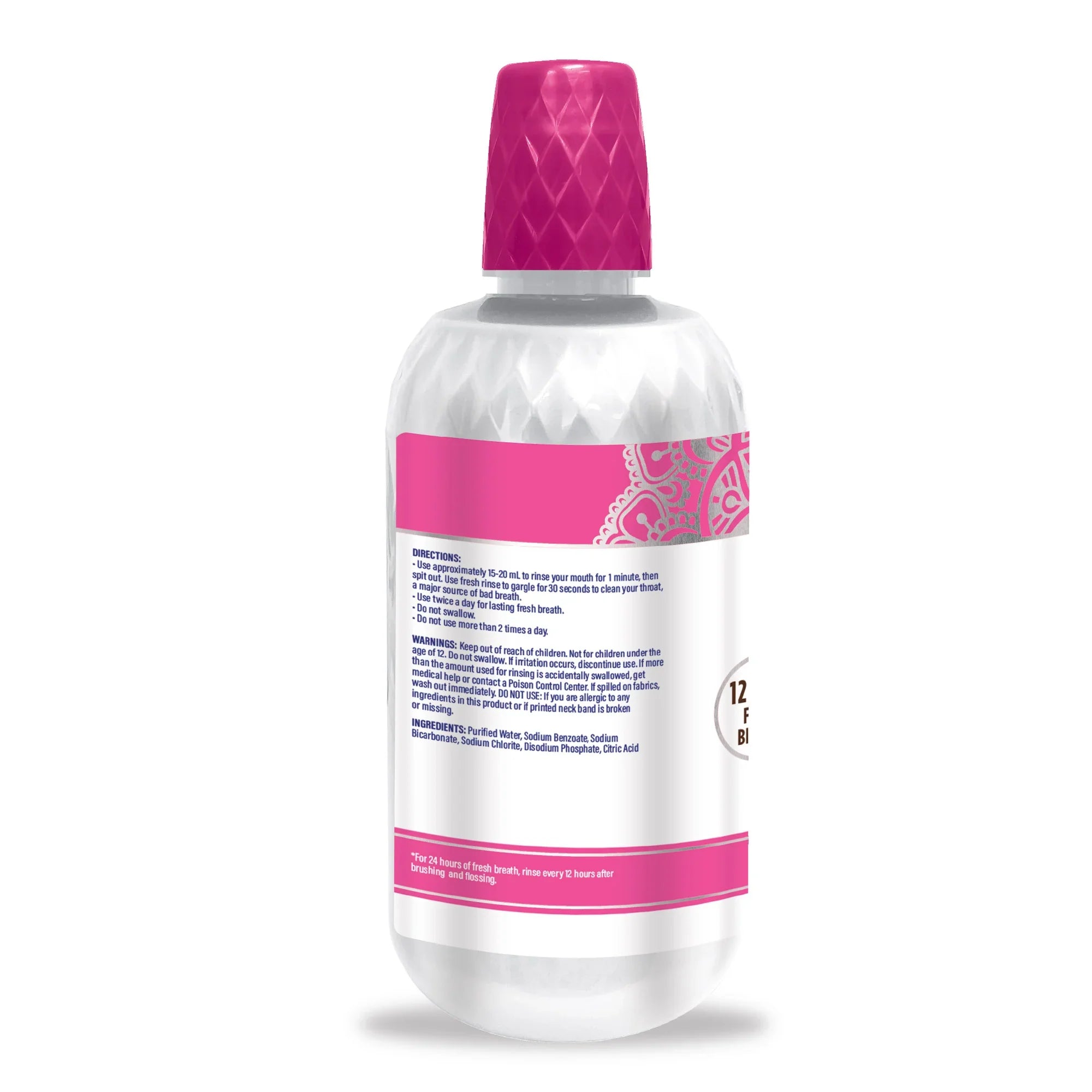 Vita Breath Unflavored & Unsweetened Oral Rinse - 32 Fl Oz