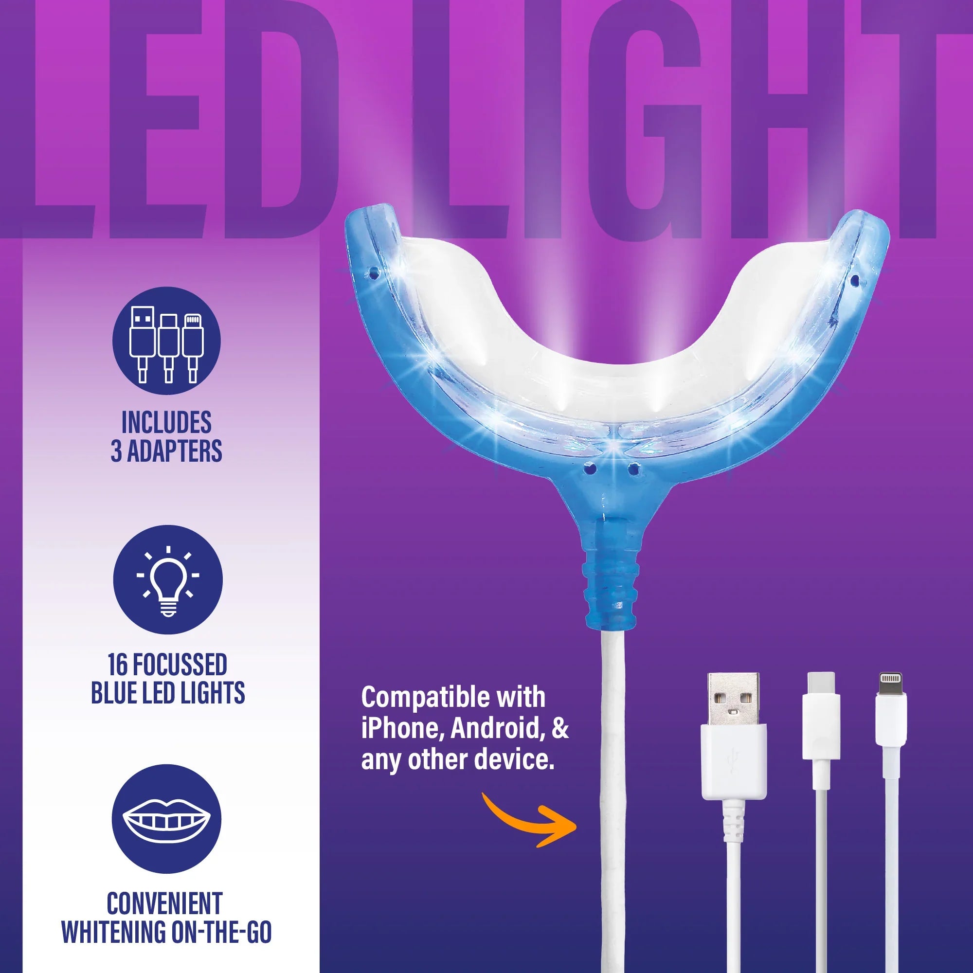 Premium Teeth Whitening Kit (Wired)