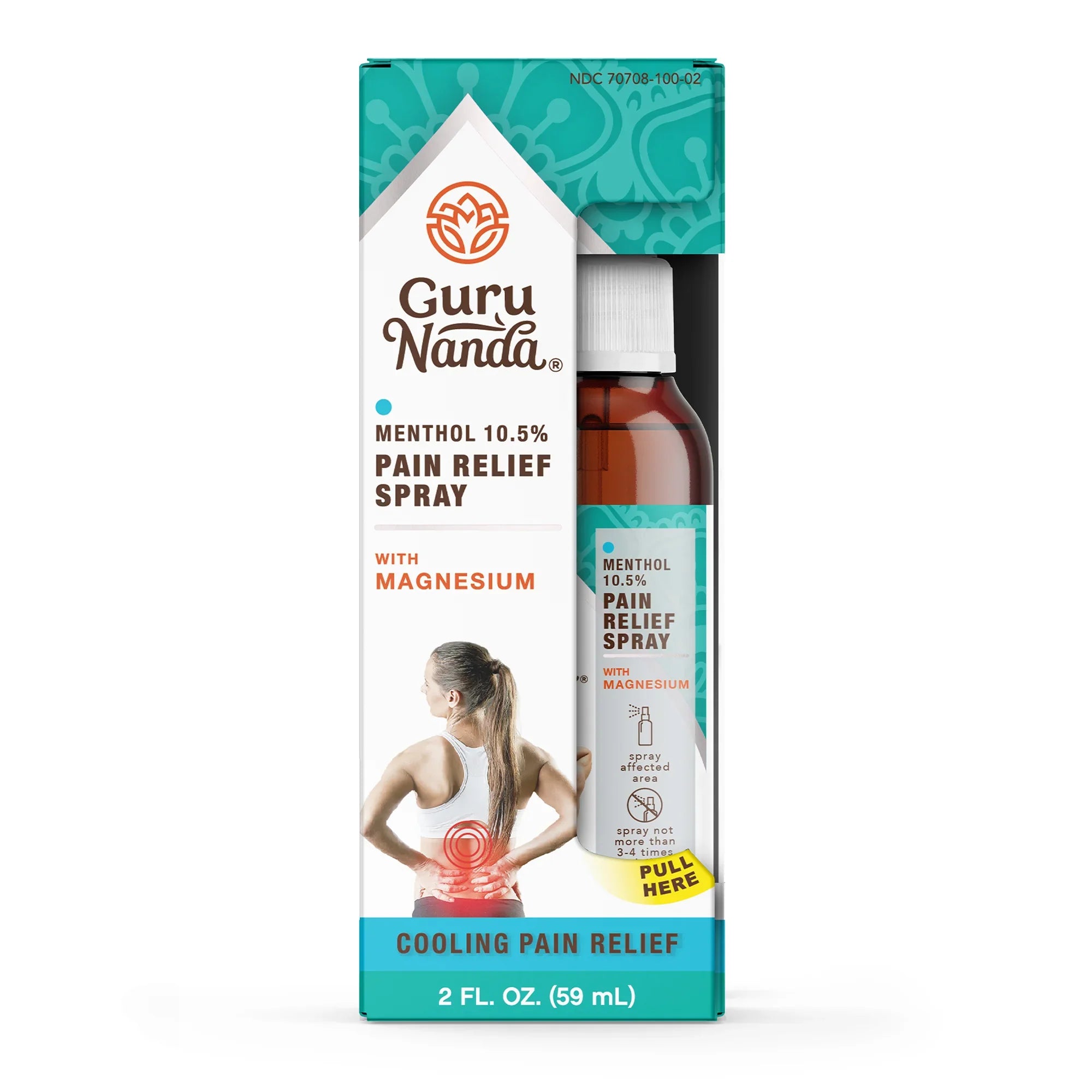 Menthol with Magnesium Cooling Pain Relief Spray - 2 oz