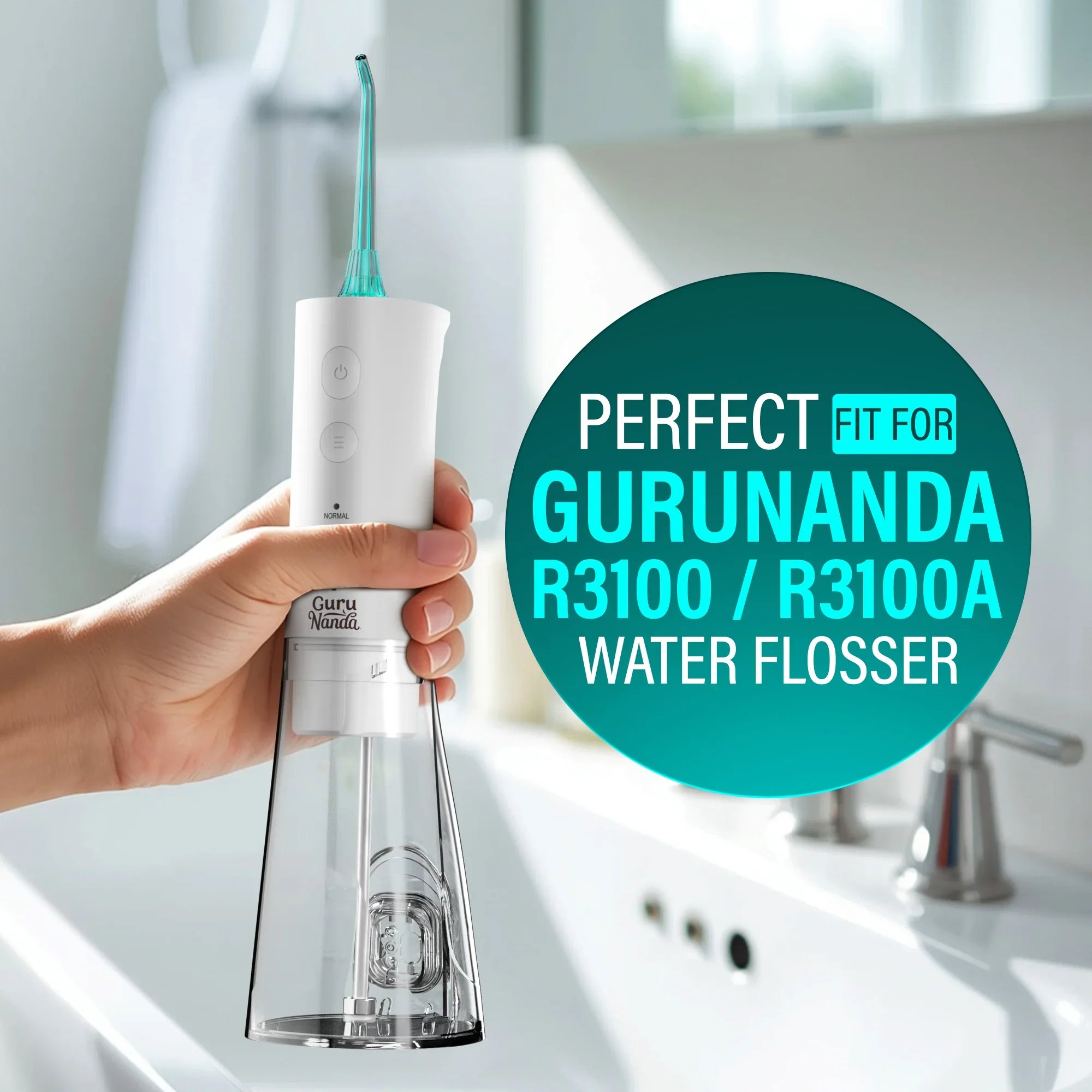 Replacement Water Flosser Tips for Model R3100/R3100A – 6 Pack