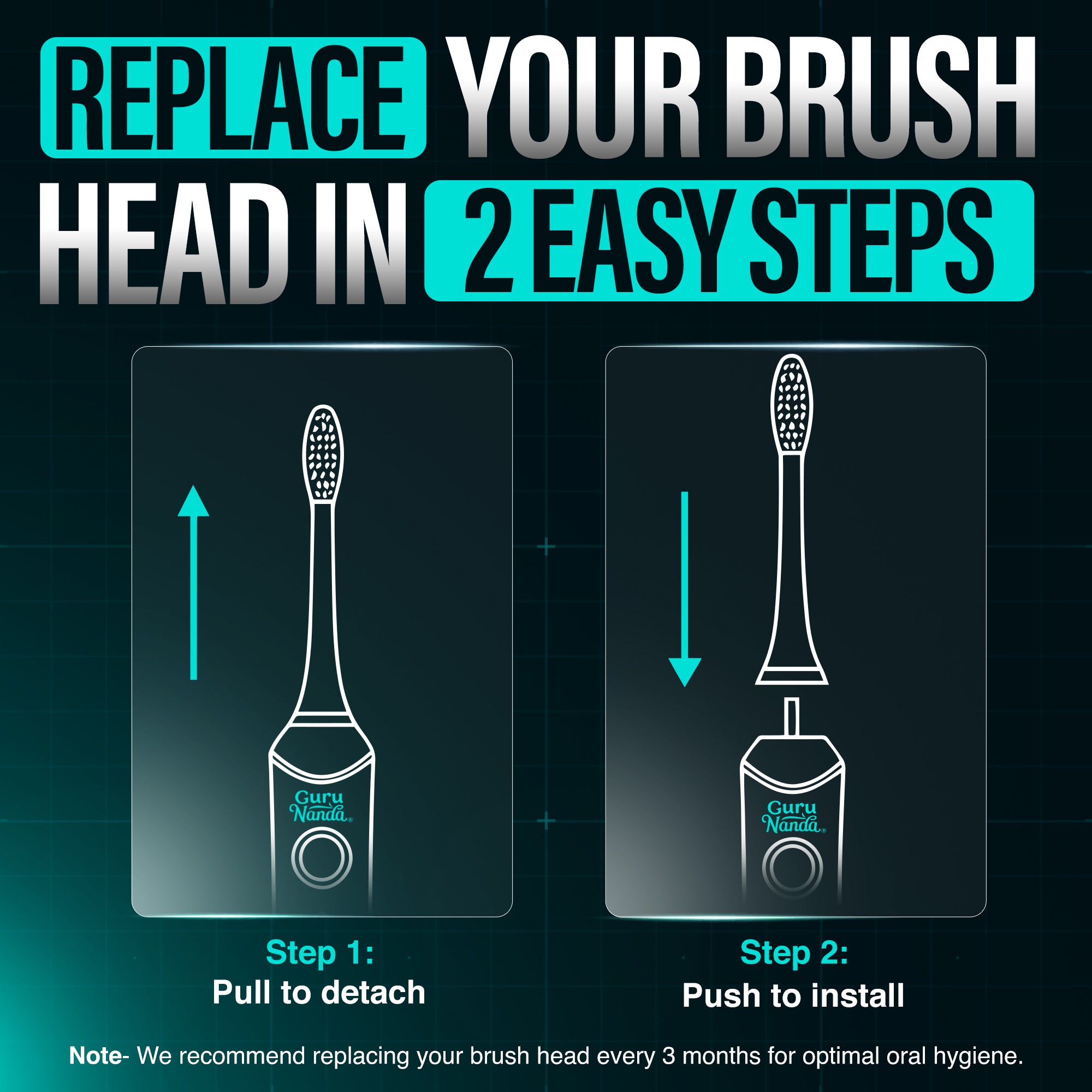 Replacement Brush Head for Pressure Sensor 2.0