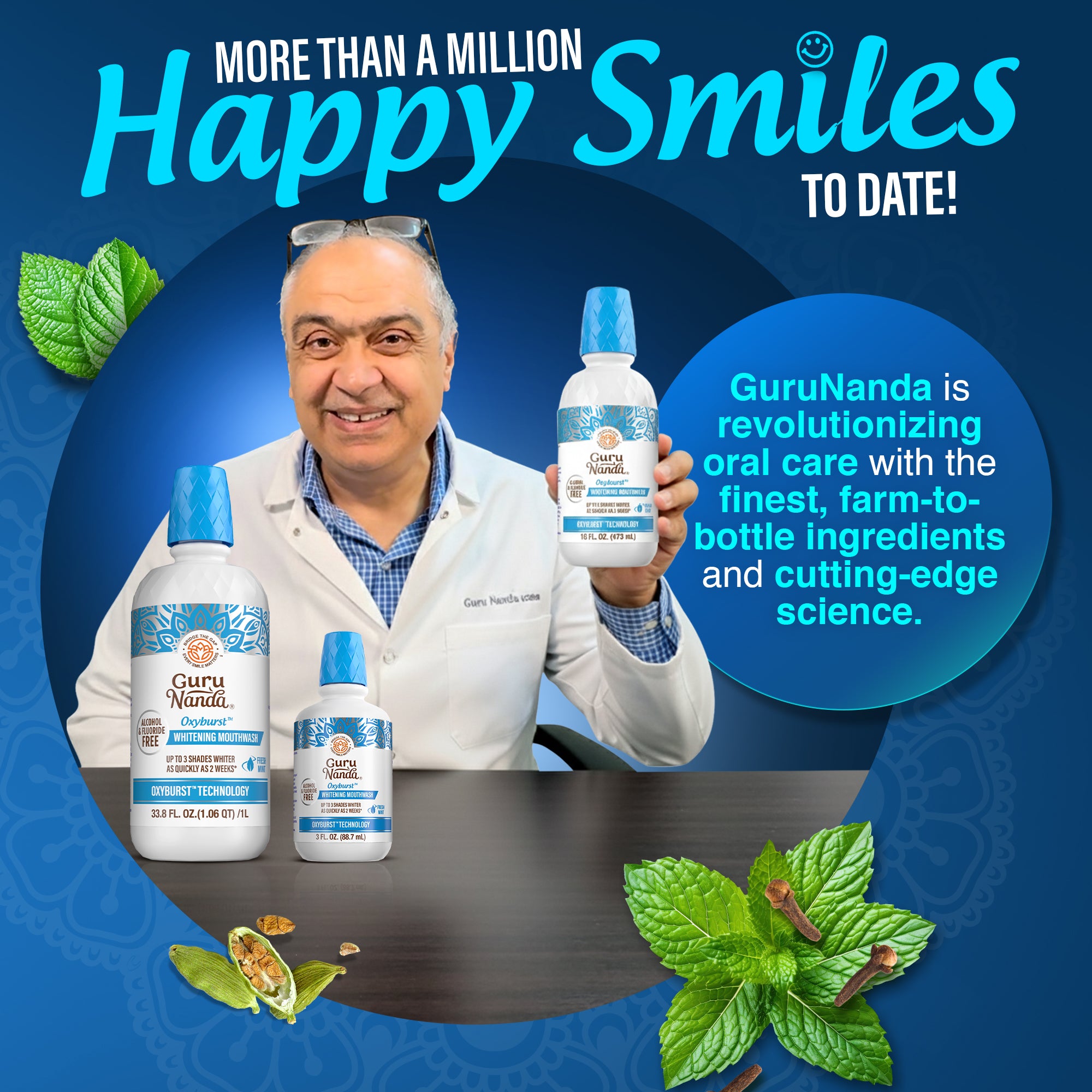 Oxyburst Whitening Oral Rinse Mouthwash - 2 Pack