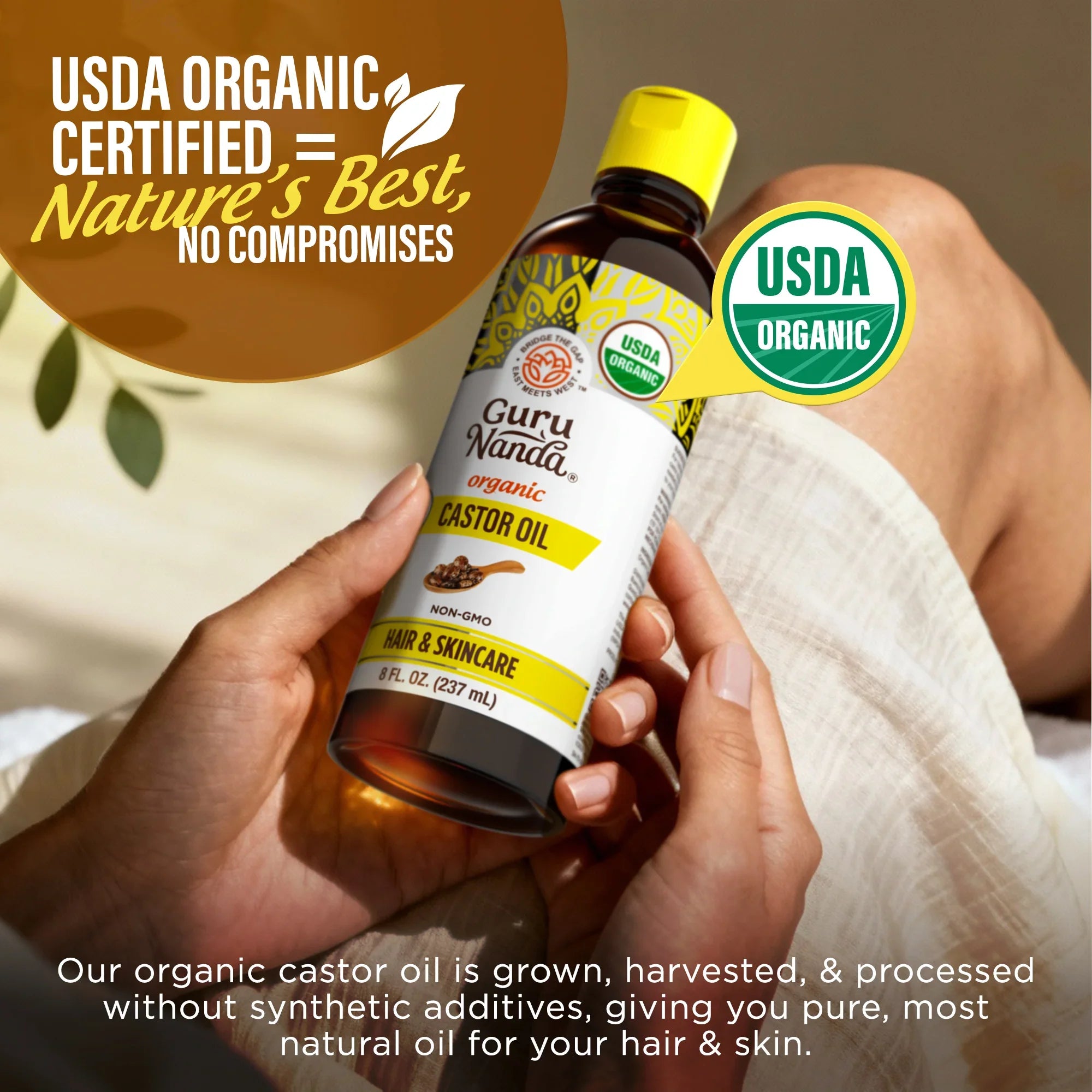 Organic Castor Oil – 8 oz