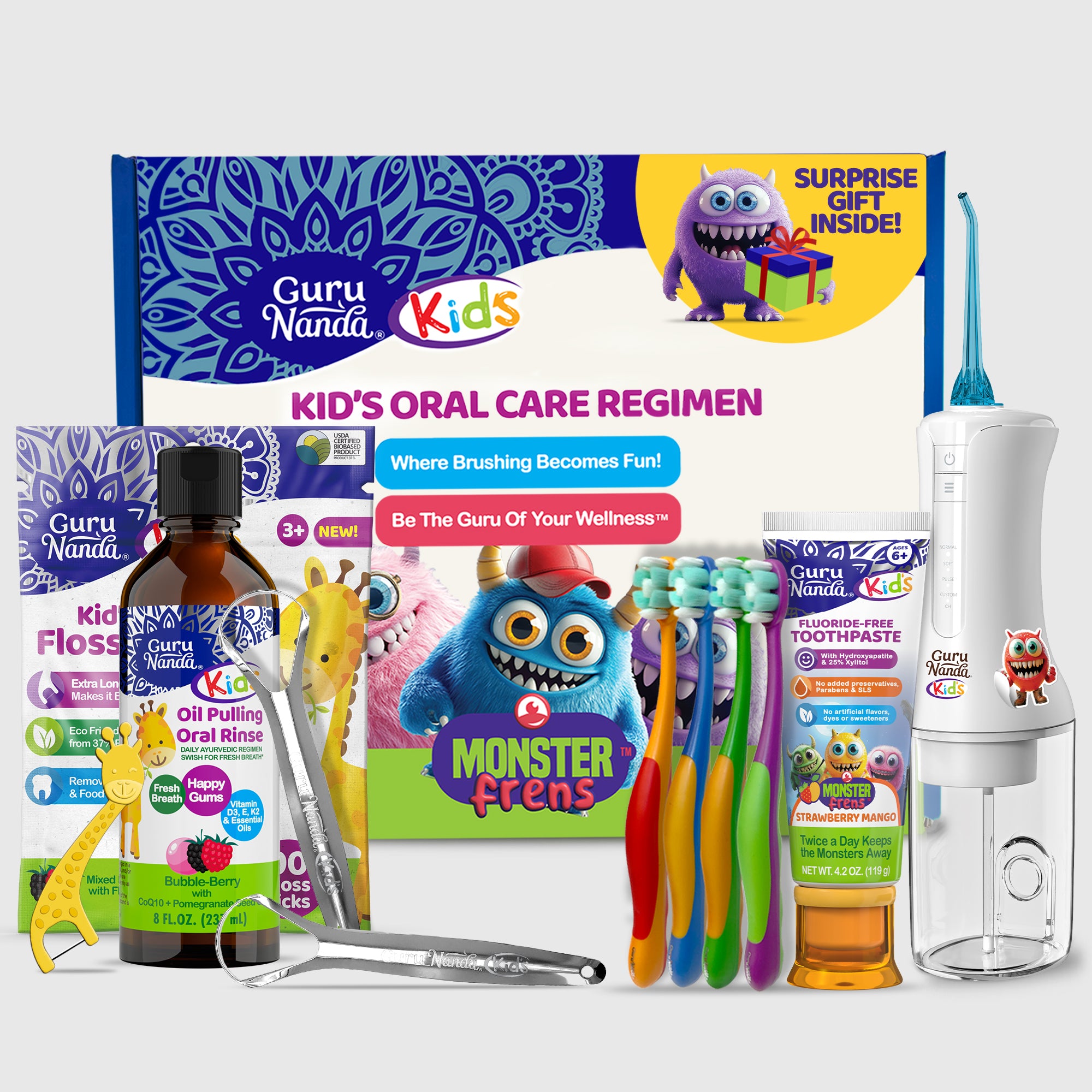 Régimen de Cuidado Bucal para Niños de Guru 2.0