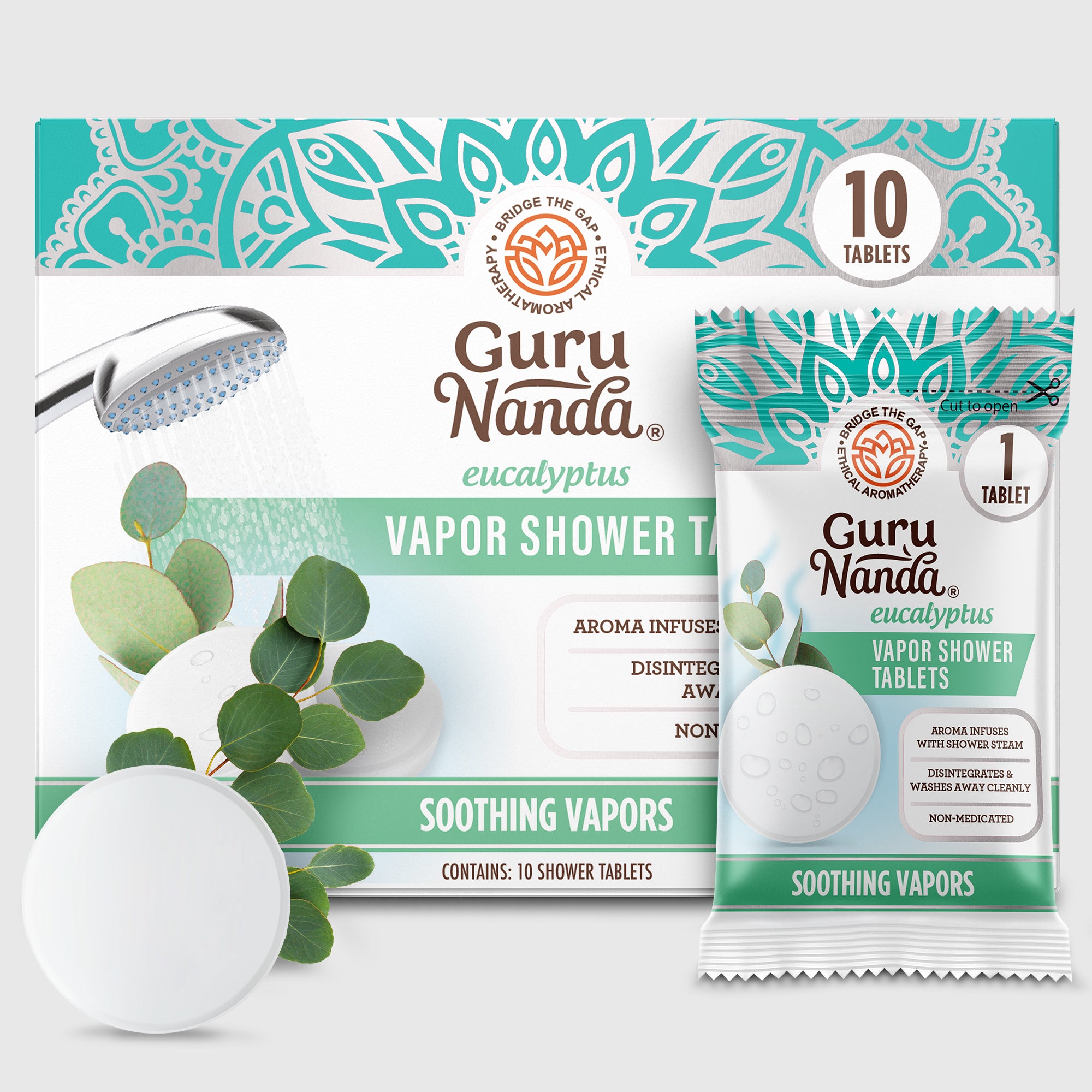 Pastillas de ducha de vapor de eucalipto – 10 unidades