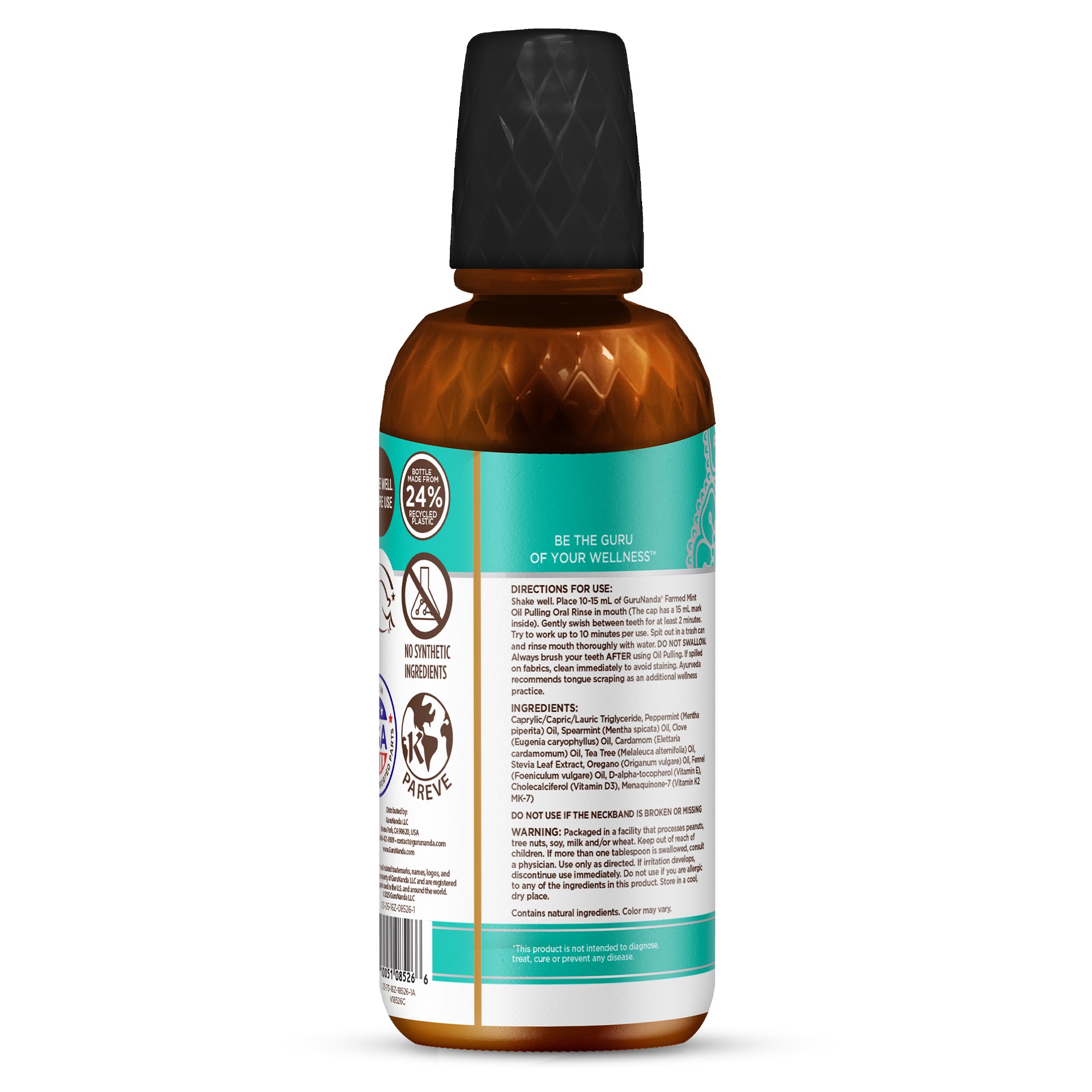 Cocomint Pulling Oil with 7 Essential Oils & Vitamins D3, E & K2, 33.8 oz