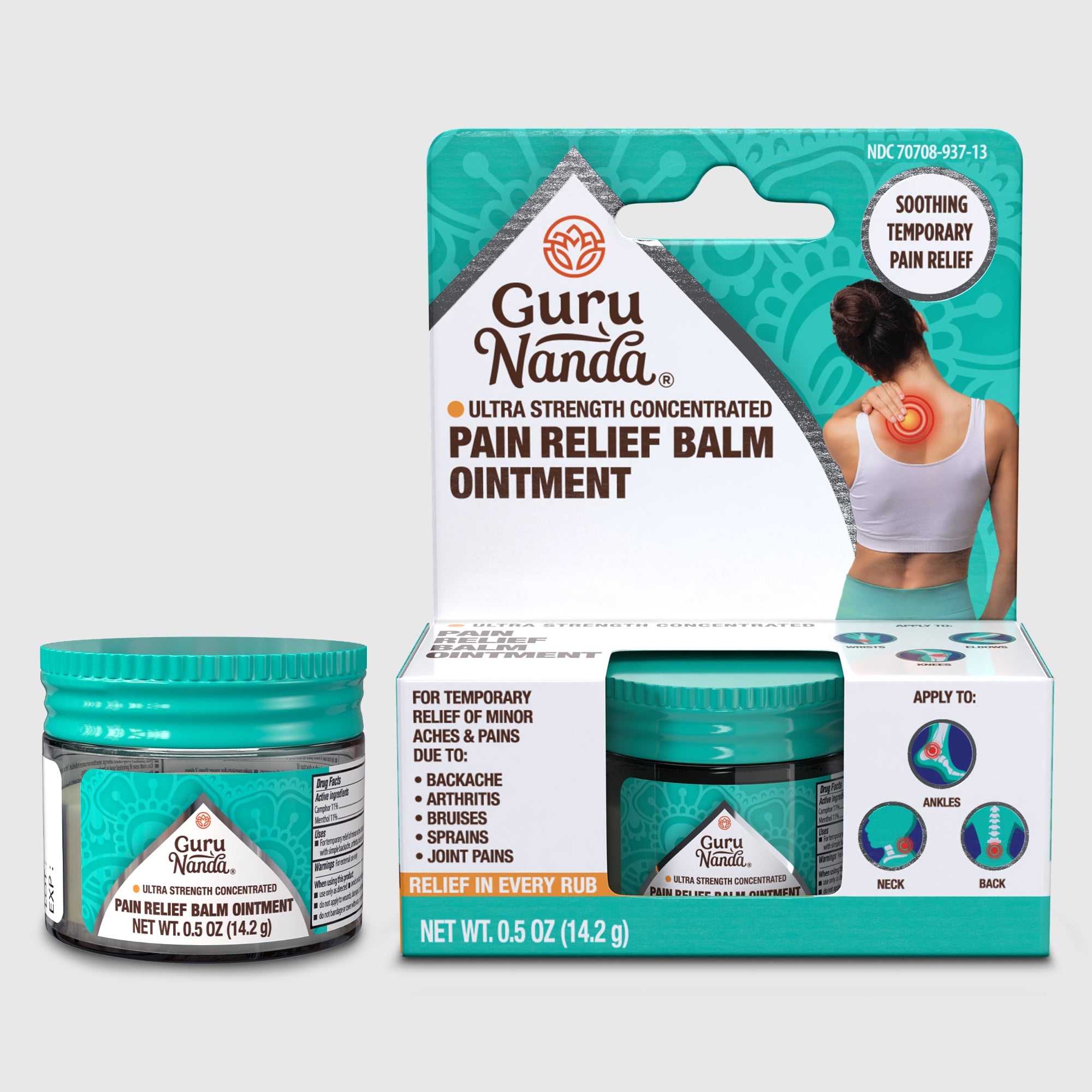 Bálsamo analgésico en ungüento para dolores y molestias leves – 0.5 oz.