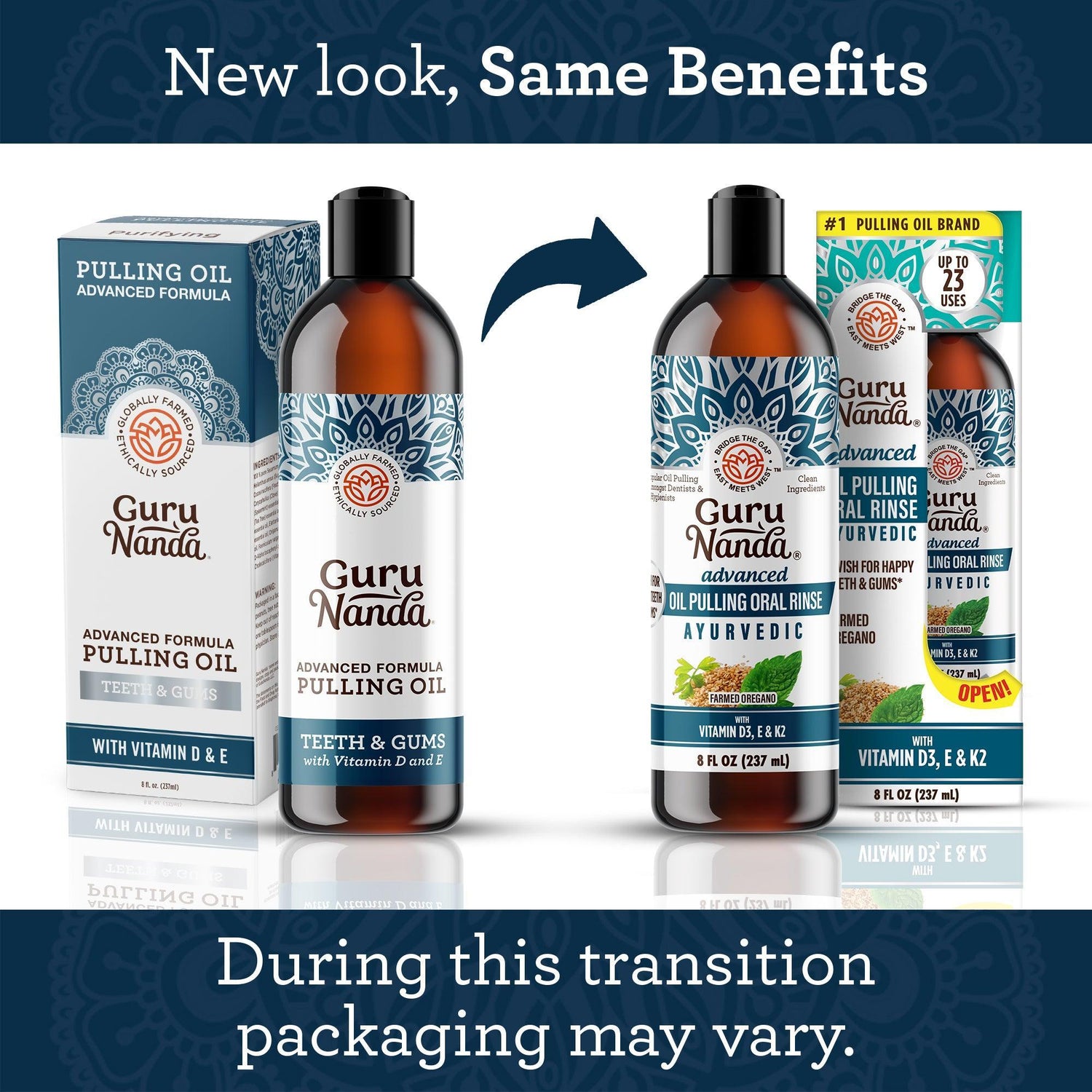 Aceite de extracción de fórmula avanzada para dientes y encías, 8 onzas líquidas (paquete de 1)