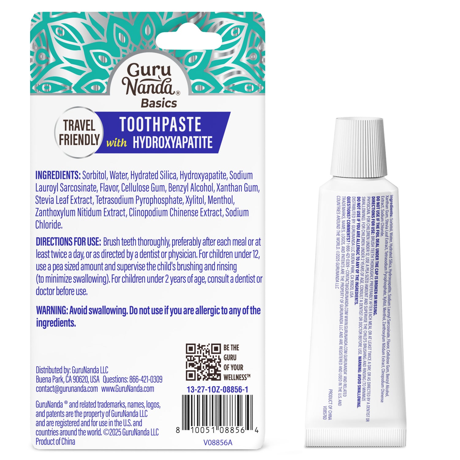 Jasmine Mint Fluoride-Free Hydroxyapatite Travel Size Toothpaste