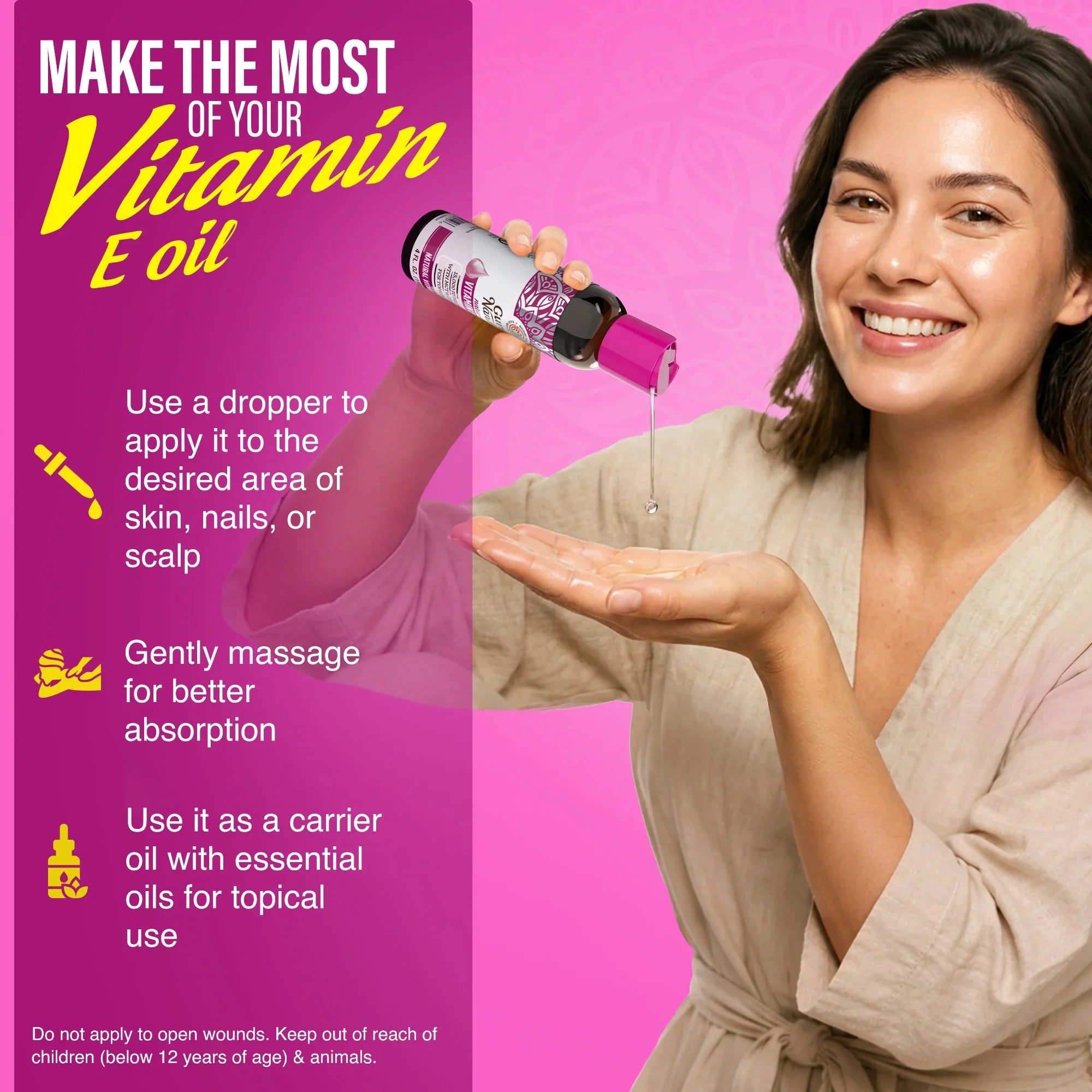 Vitamin E Oil 15,000 IU – 4 oz