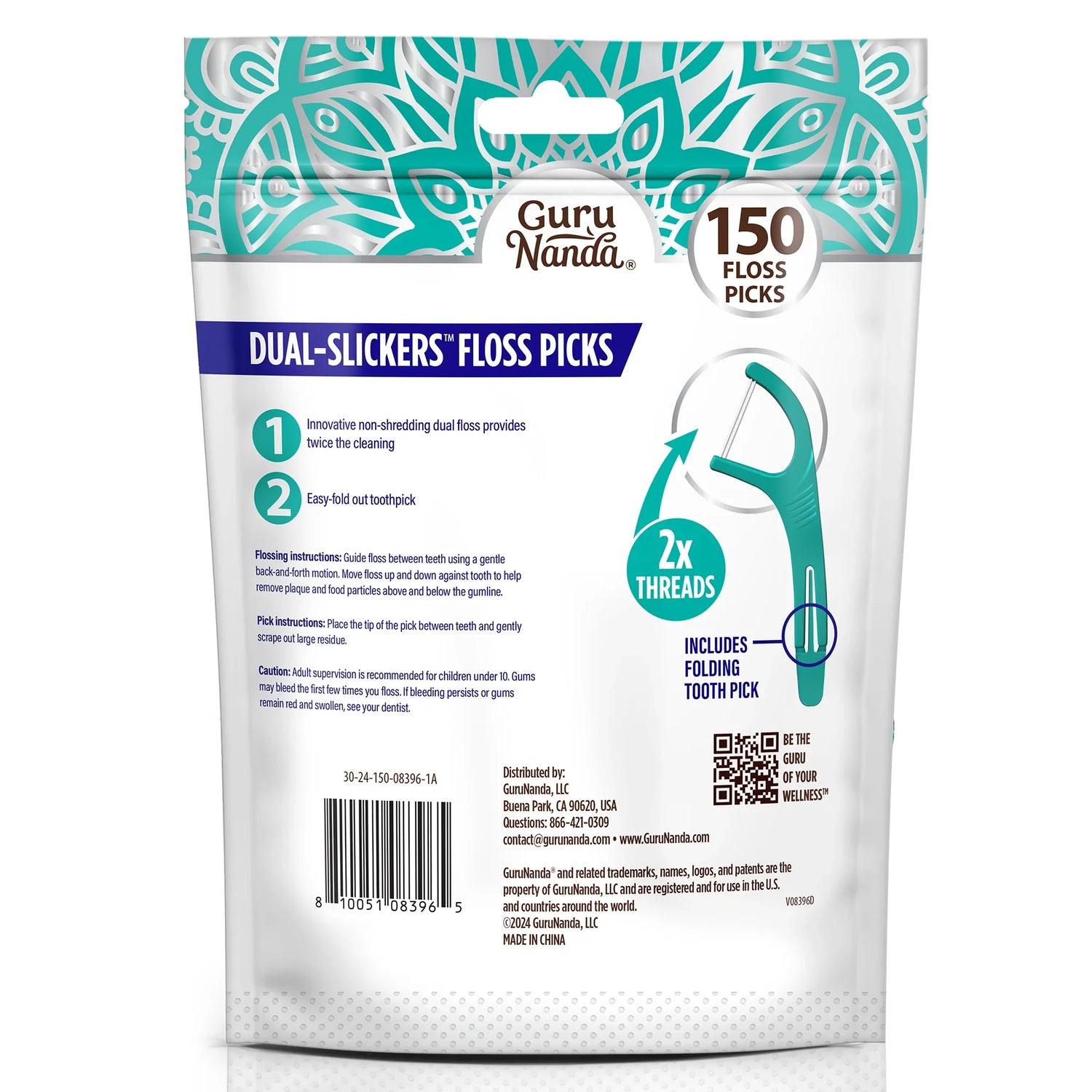 Dual-Slickers Floss Picks (150 count)