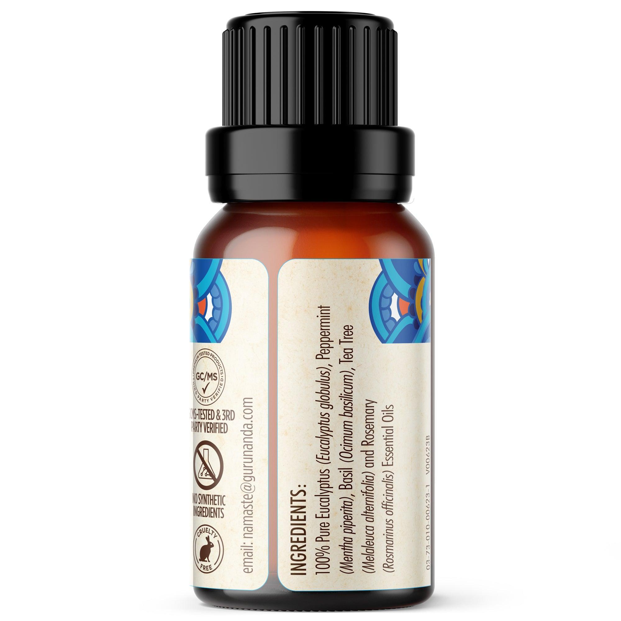 Breathe Essential Oils, 15 ML - 1 PK - GuruNanda