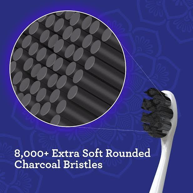 Butter On Gums Charcoal Toothbrush (1-Pack) - GuruNanda