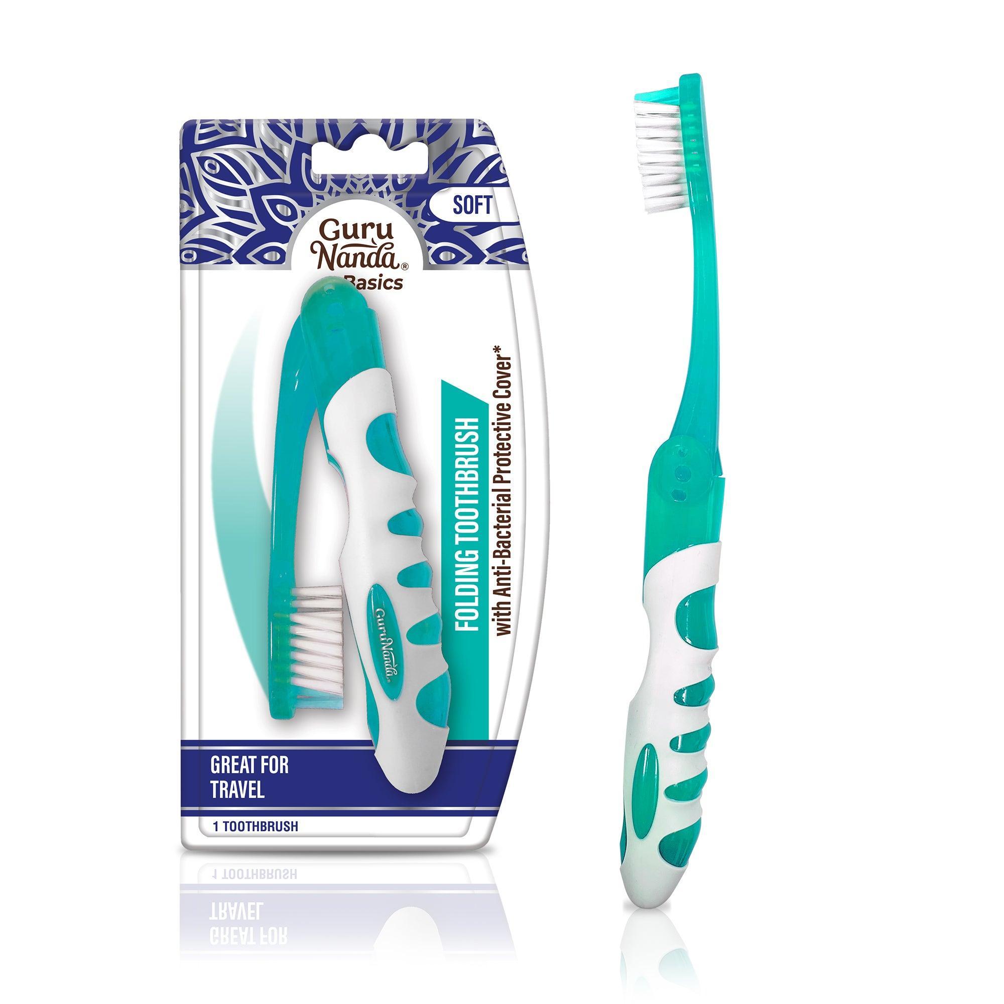 Folding Travel Toothbrush - GuruNanda
