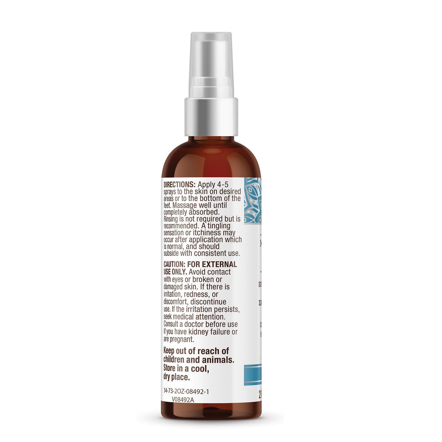 Magnesium Spray - 2 Fl Oz - GuruNanda