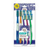 Multi-Action Toothbrush with Tongue Cleaner - Pack of 8 - GuruNanda
