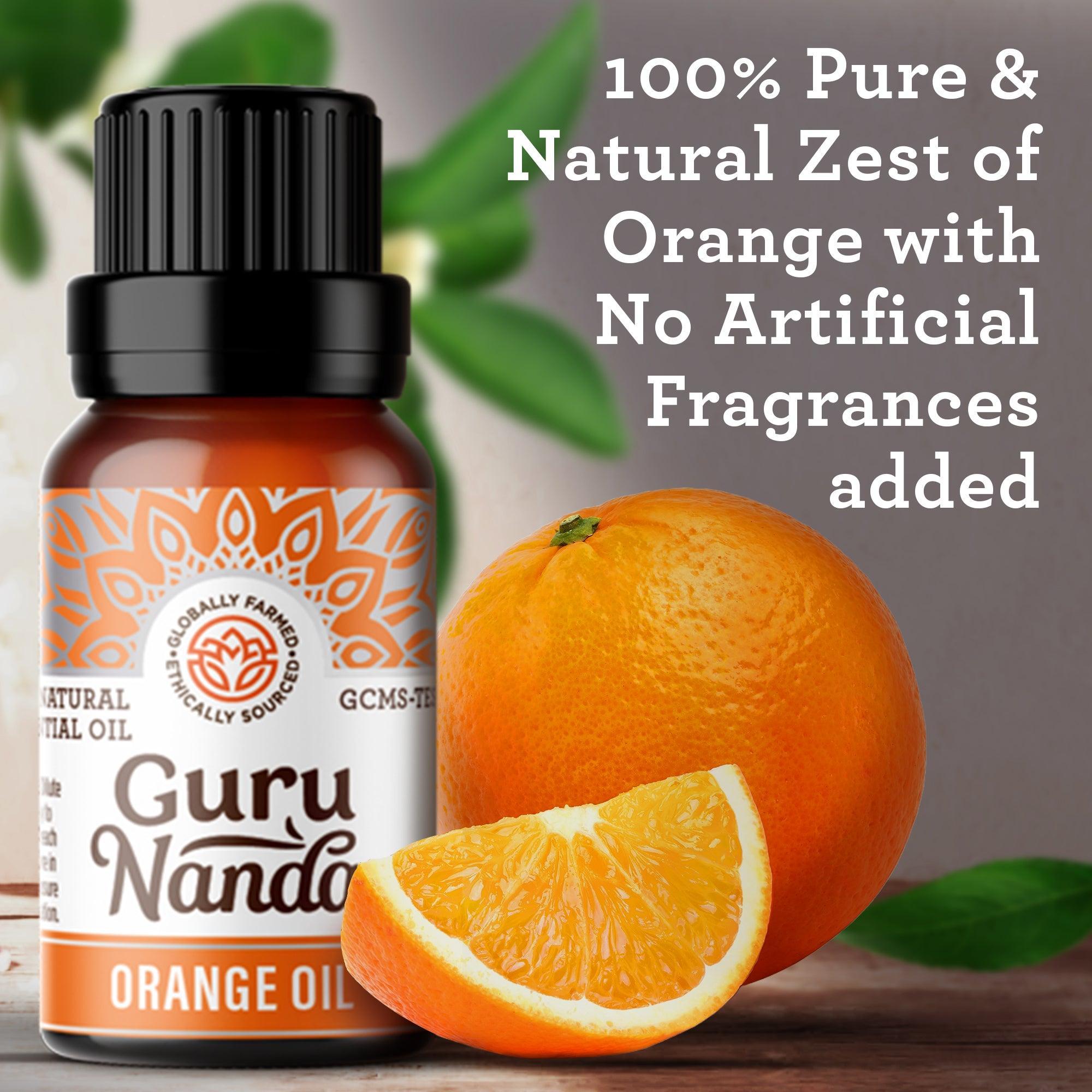 Orange Essential Oil, 15 ML - 1 PK - GuruNanda