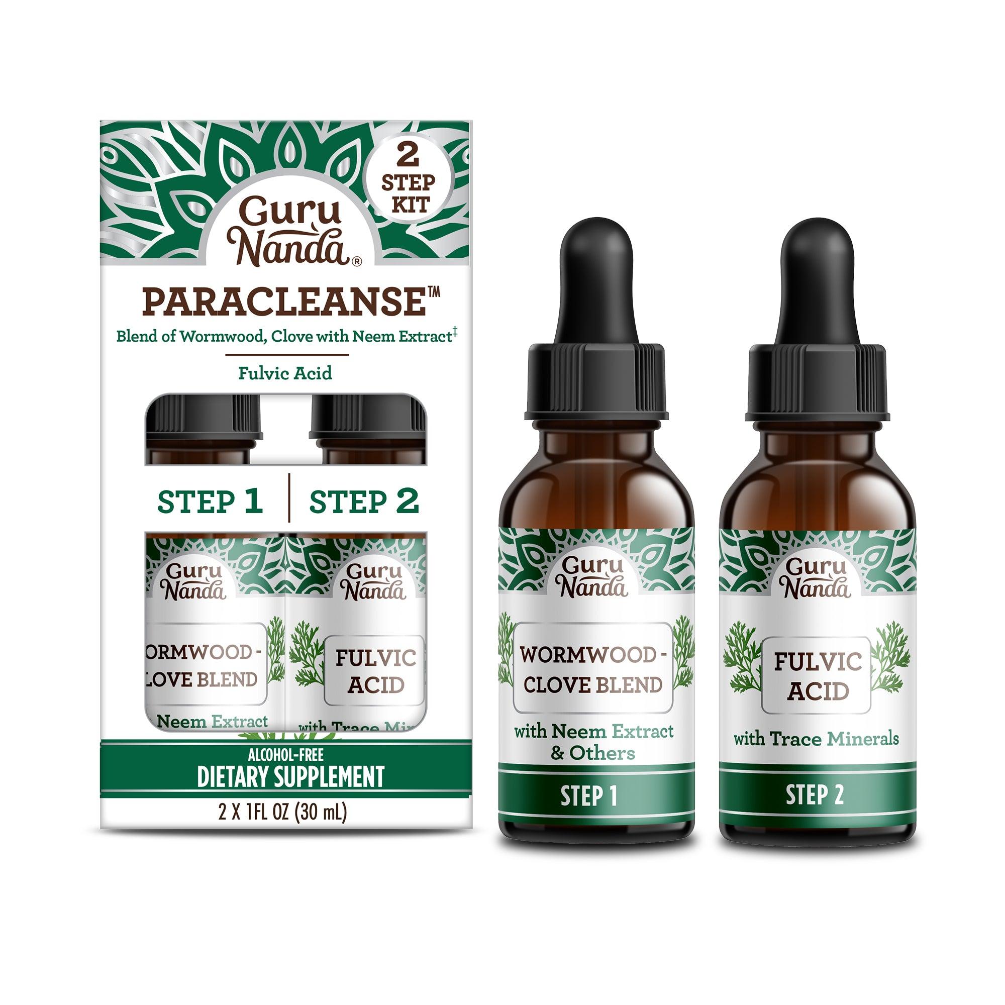 Paracleanse with Wormwood, Clove & Fulvic Acid - 2 Step Liquid Supplement