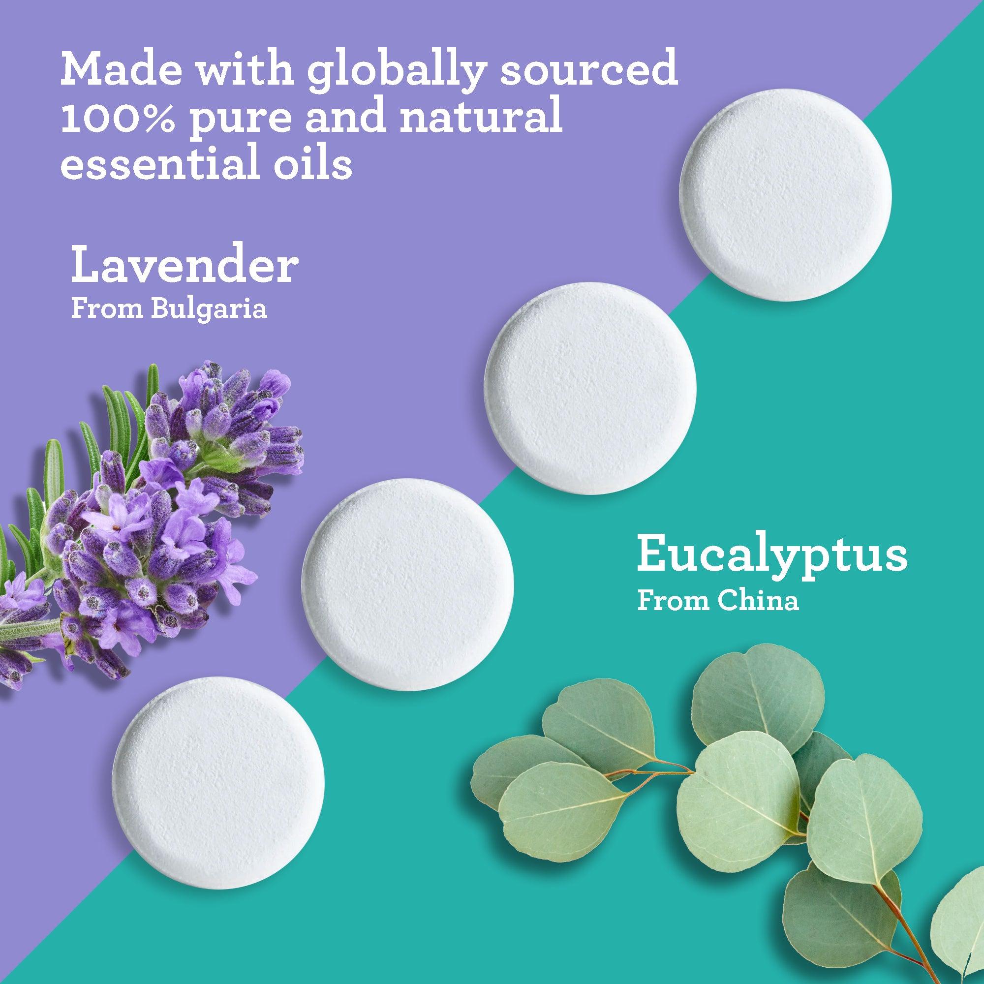 Relax Lavender Shower Steamers - 10 CT - GuruNanda