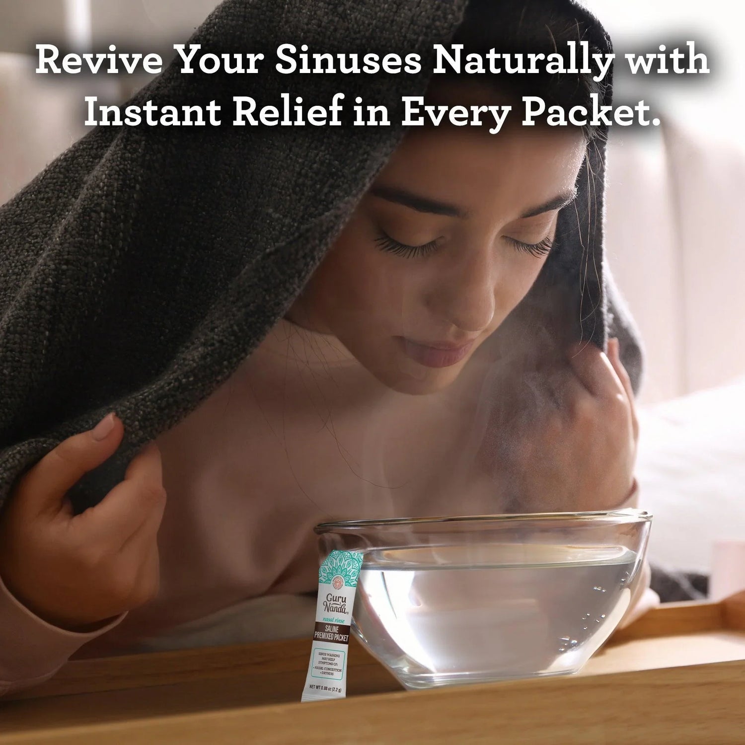 Premixed Saline Packets - 192 Count