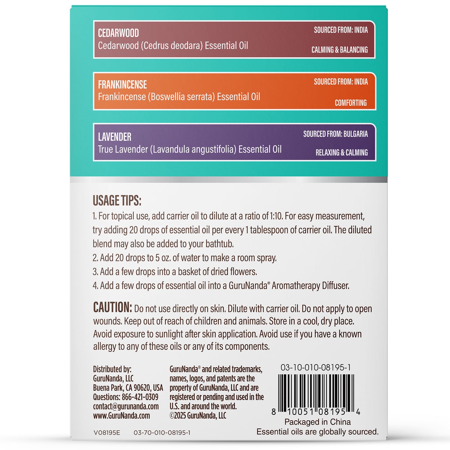 Aceites esenciales para dormir, 10 ml - Paquete de 3