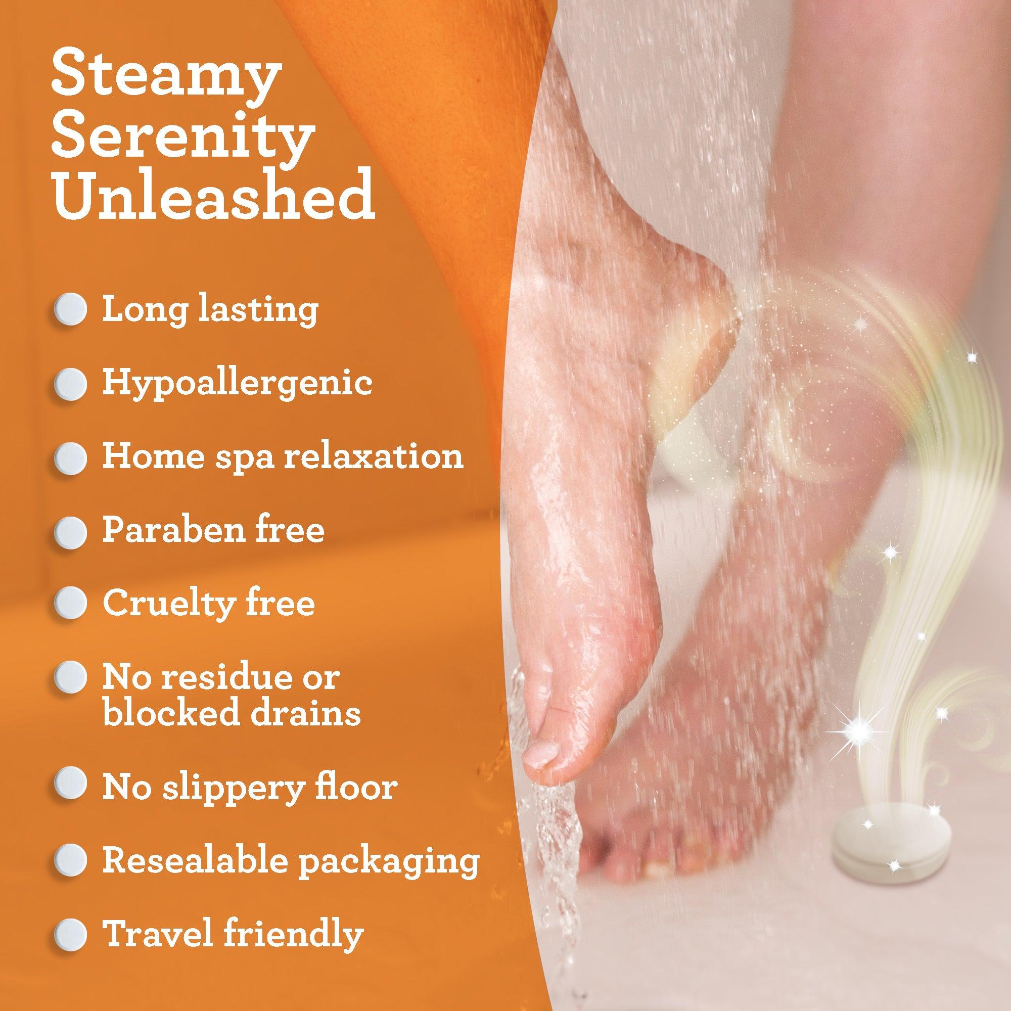 Uplift Orange Shower Steamers - 10 CT - GuruNanda