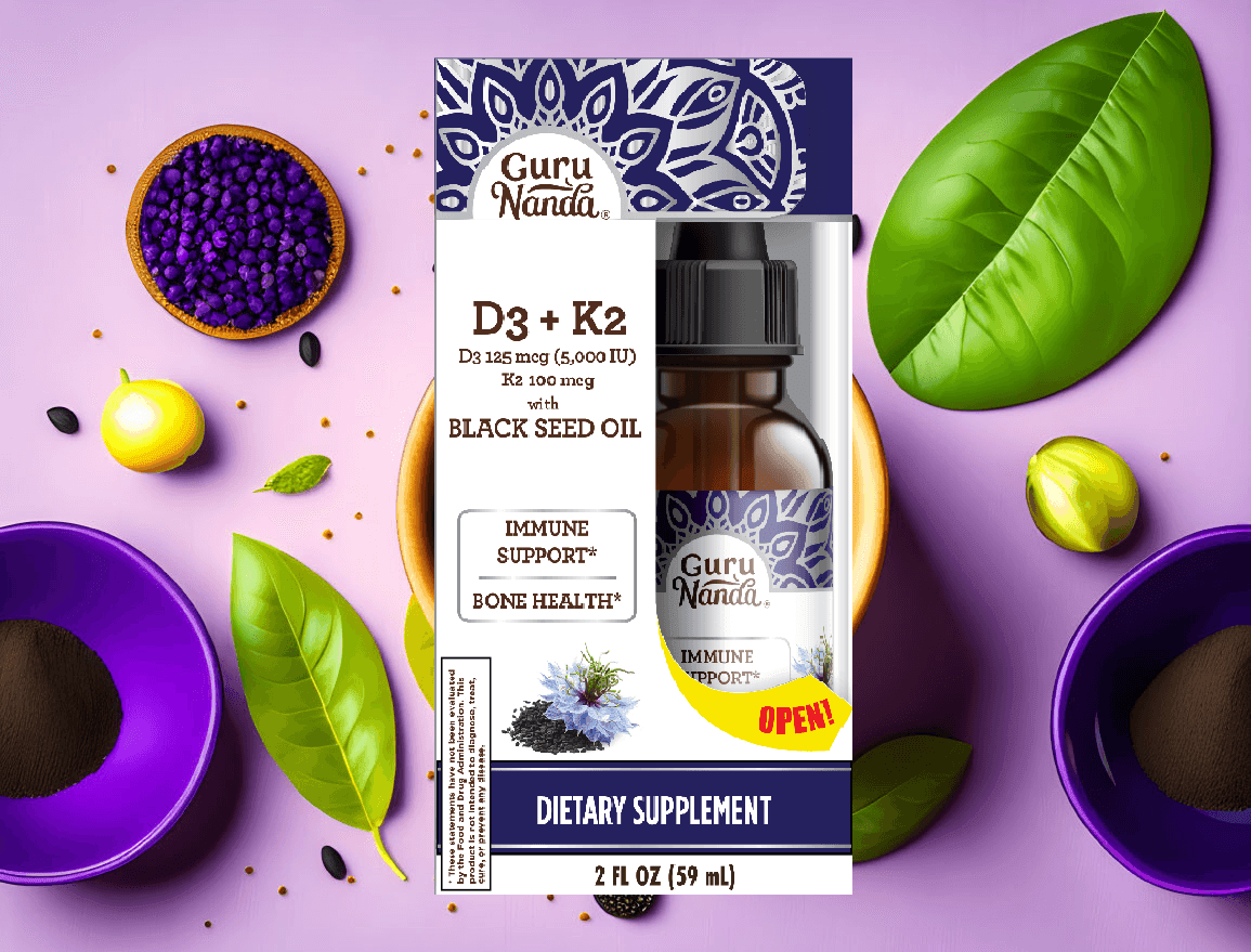ASK PUNEET: WHY INFUSE BLACK SEED OIL WITH VITAMIN D3 AND K2? - GuruNanda