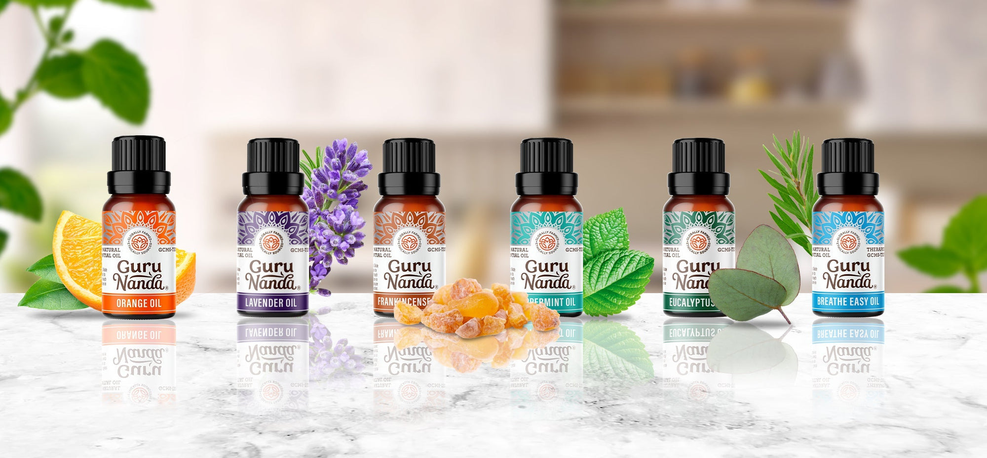 Buy GuruNanda's Essential Oils: 100% Pure & Natural Blends | Single Pack