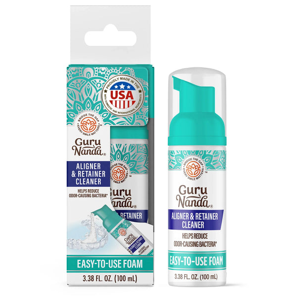 Aligner & Retainer Foam Cleaner – 3.38 fl oz – GuruNanda