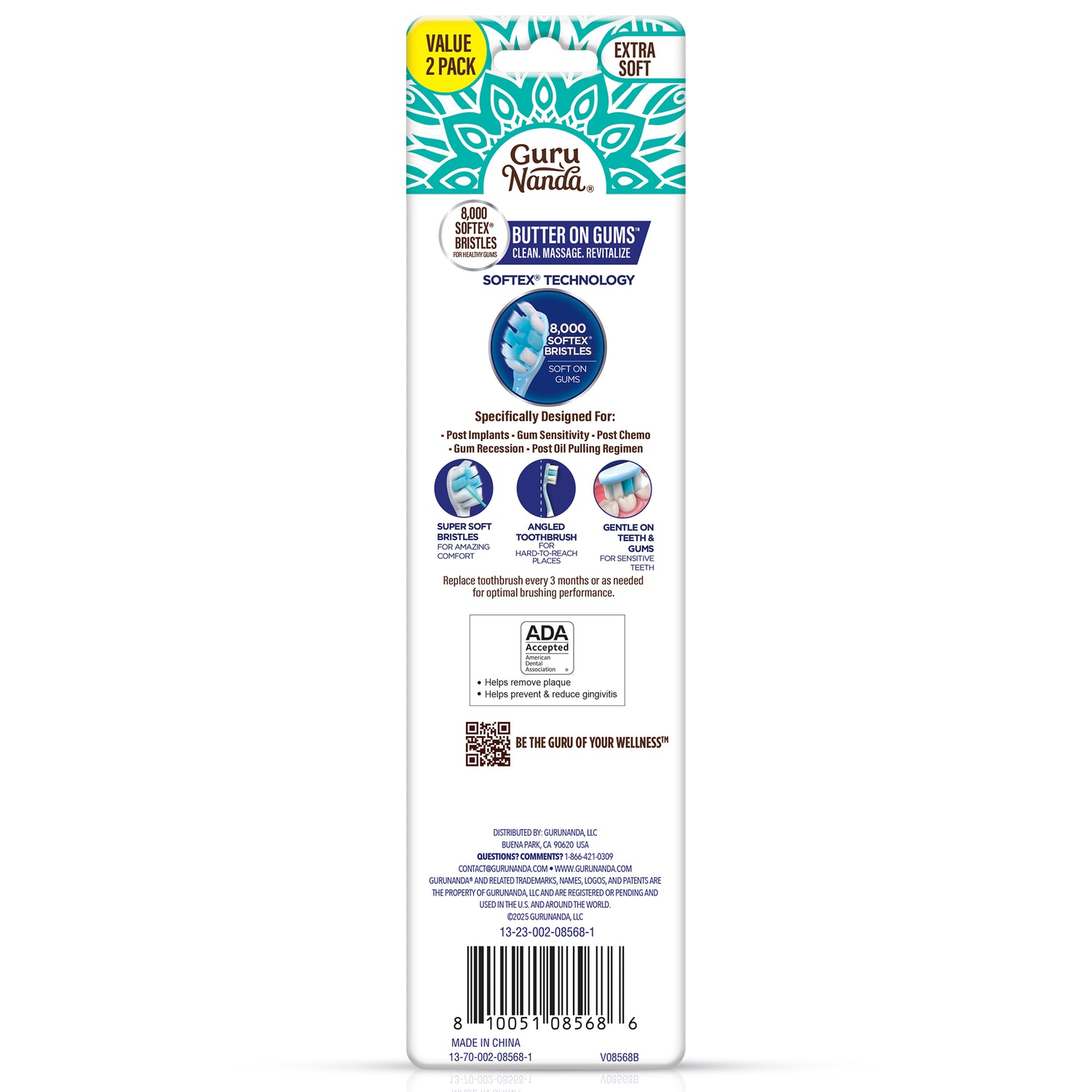 Butter On Gums Toothbrush (2 Count)