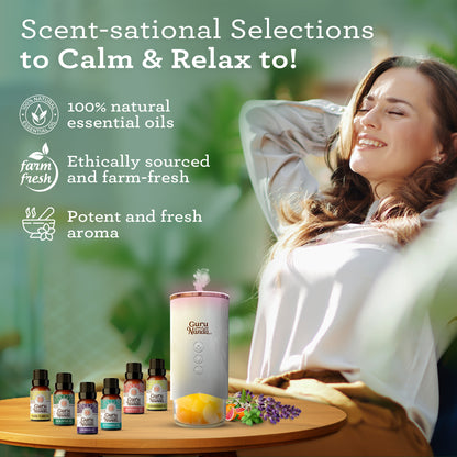 6 Essential Oils Single Notes Set, 10 ML