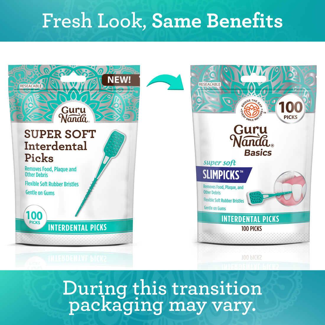 Palillos interdentales supersuaves - 100 unidades