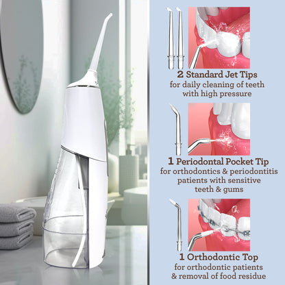 Rechargeable Portable Water Flosser 300 mL