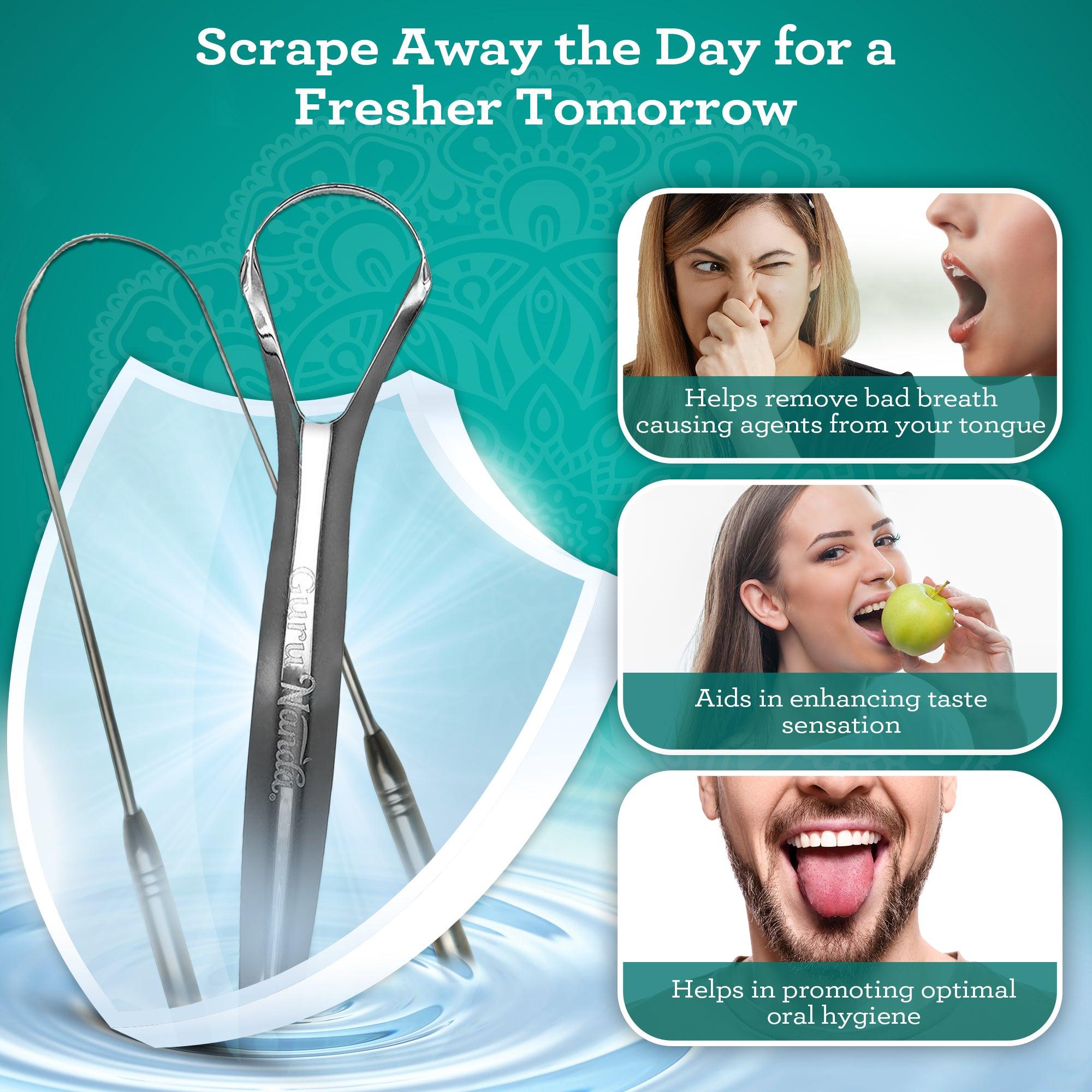 Tongue Scraper Variety Pack with Travel Case