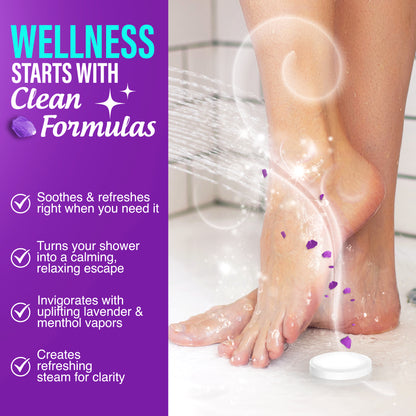 Lavender Vapor Shower Tablets - 15 Count (3 Pack)