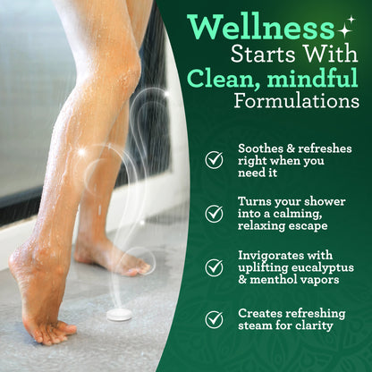 Eucalyptus Vapor Shower Tablets - 10 Count