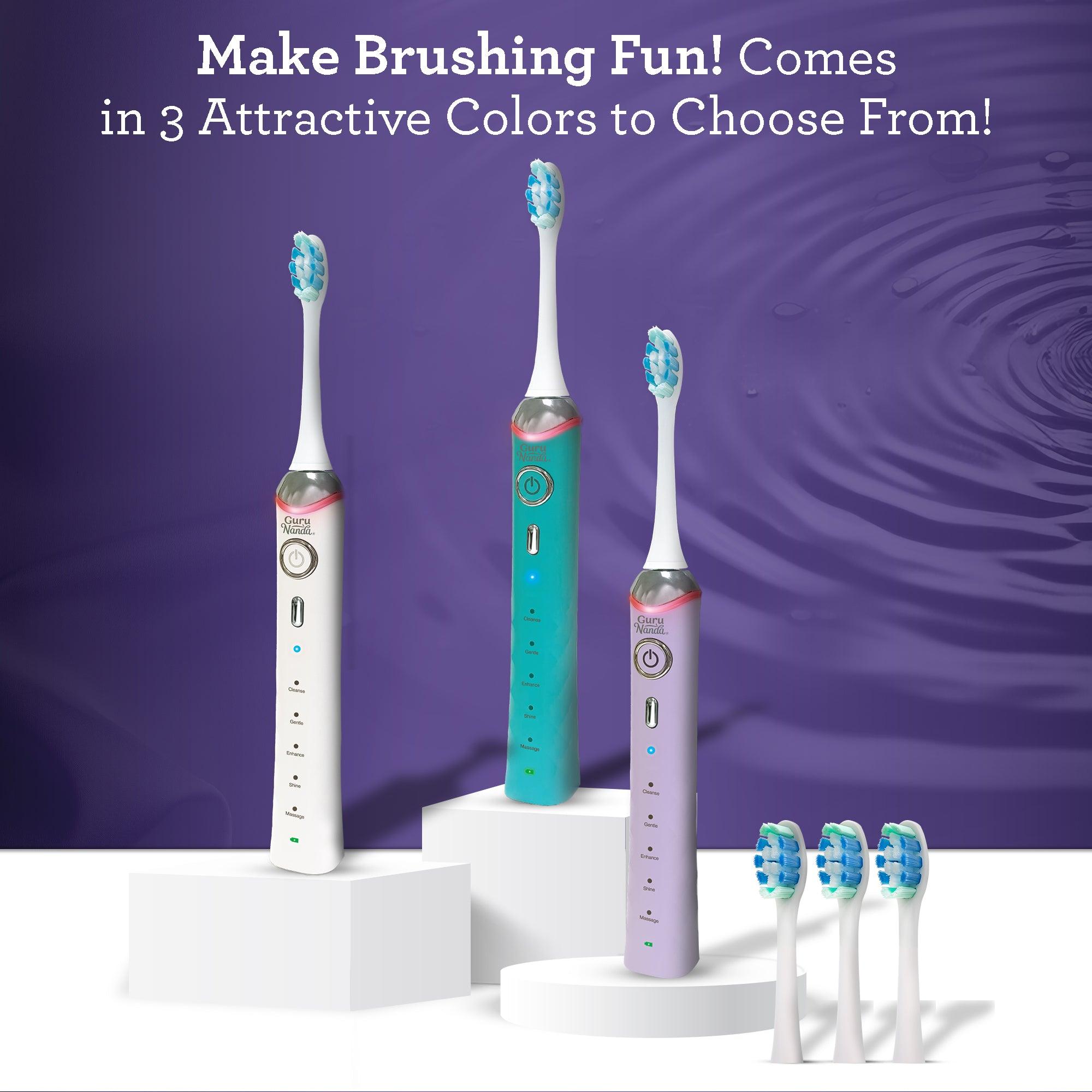 Pressure Sensor Sonic Toothbrush - Lavender