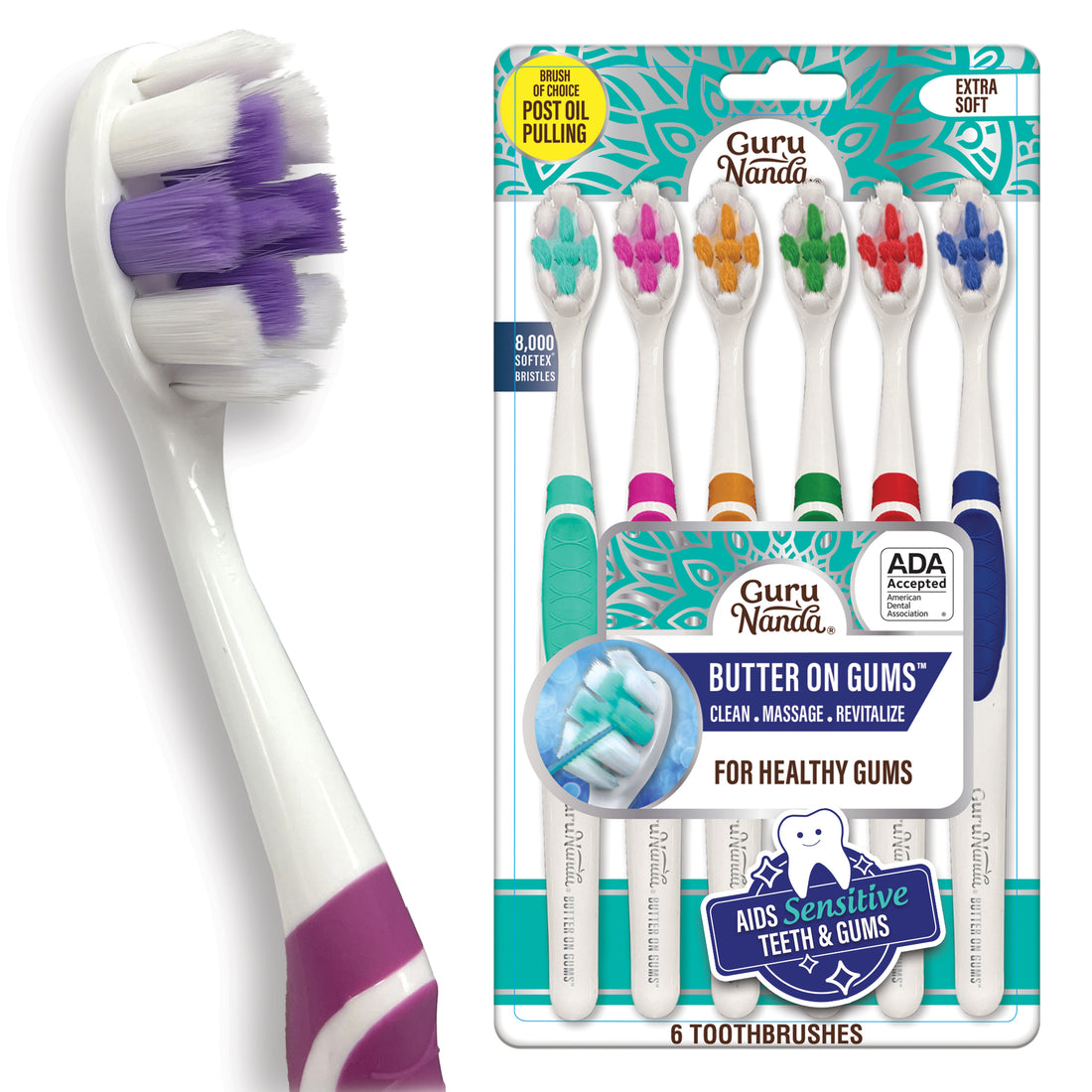 Butter on Gums Toothbrush (6-count)