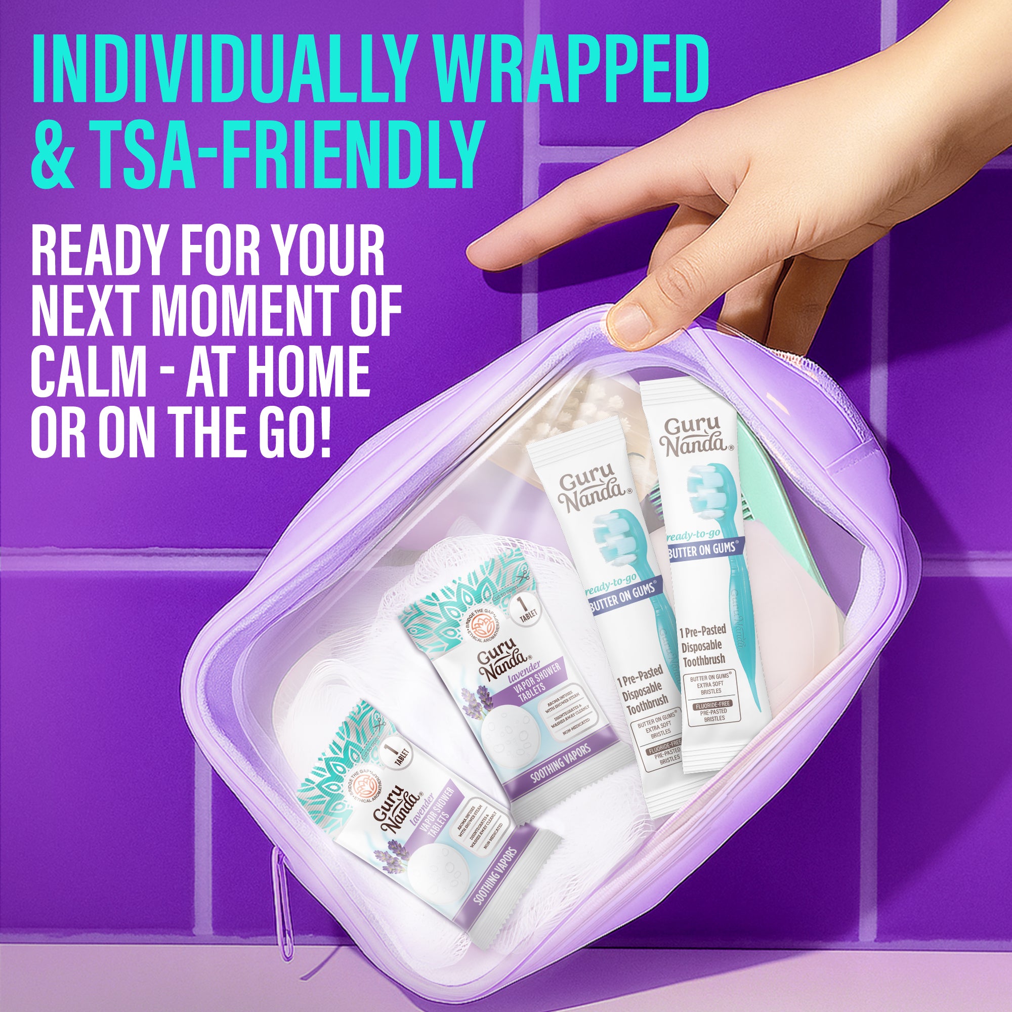 Lavender Vapor Shower Tablets - 15 Count (3 Pack)