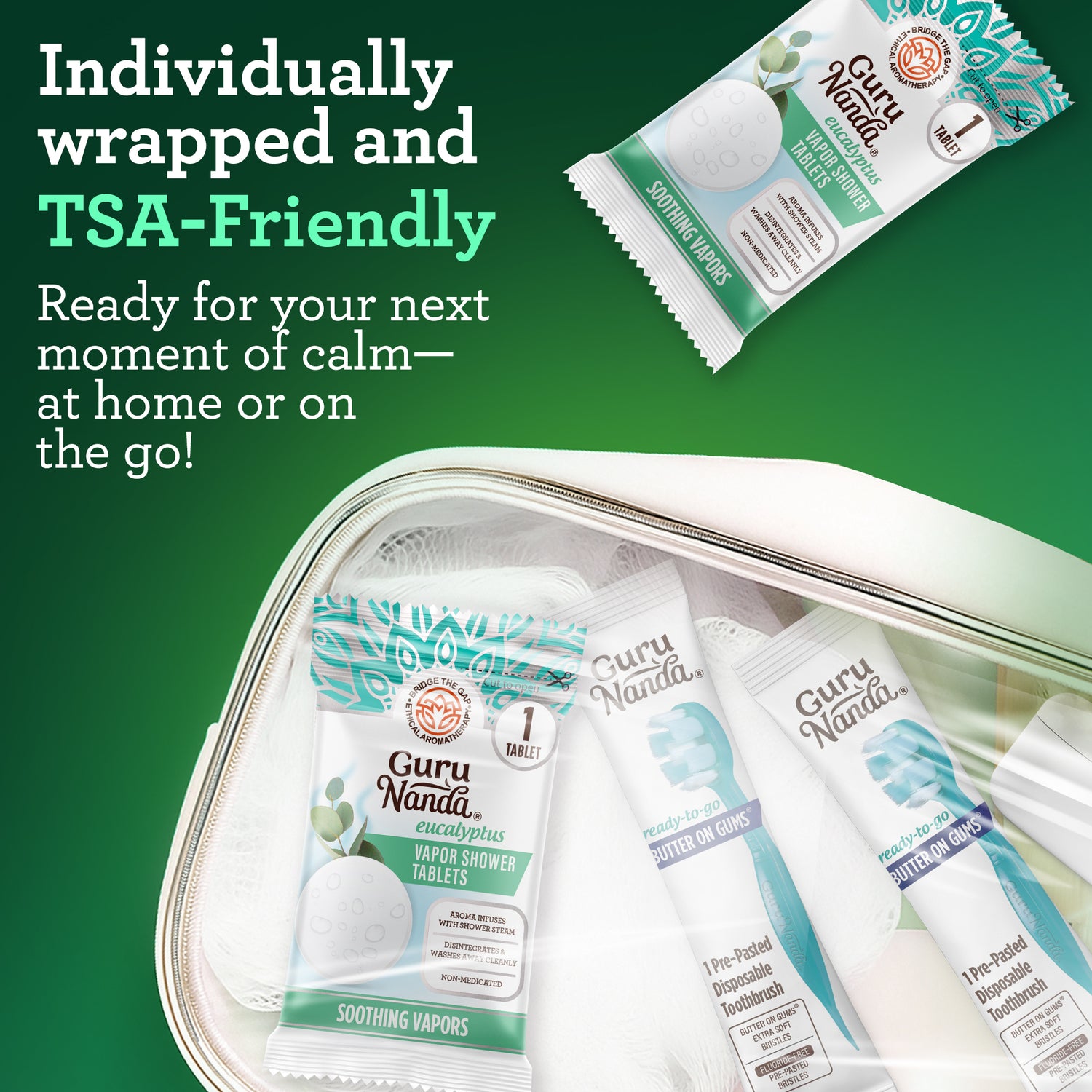 Eucalyptus Vapor Shower Tablets - 10 Count