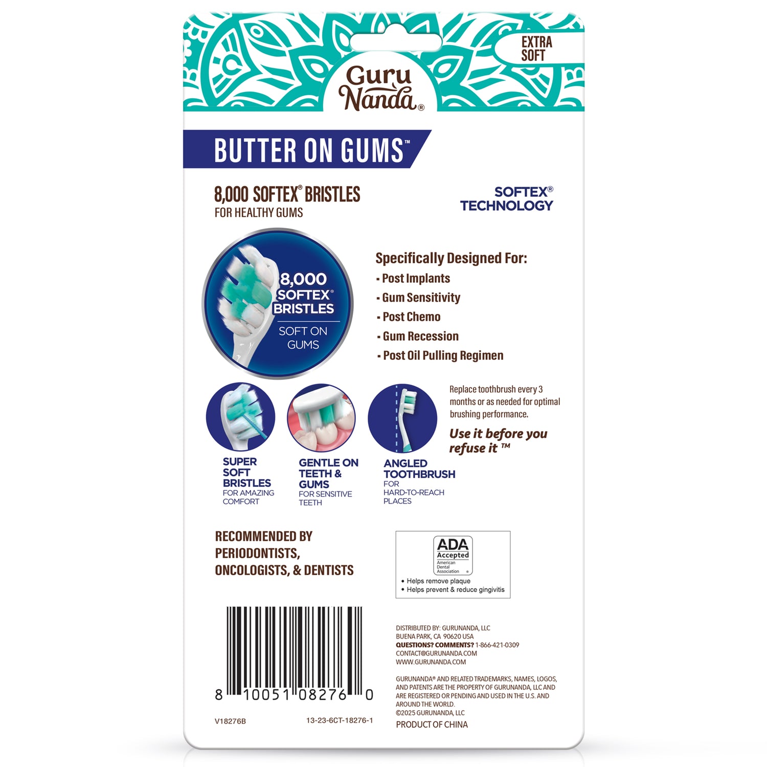 Butter on Gums Toothbrush (6-count)