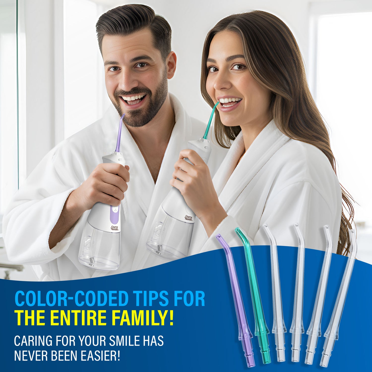 Replacement Floss Tips for Deep Clean Dental Water Flosser 2.0 XL