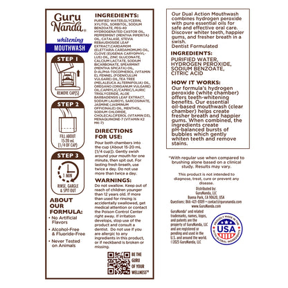 Dual Barrel Oxyburst Whitening Mouthwash, 20 Fl Oz - 1 Pk