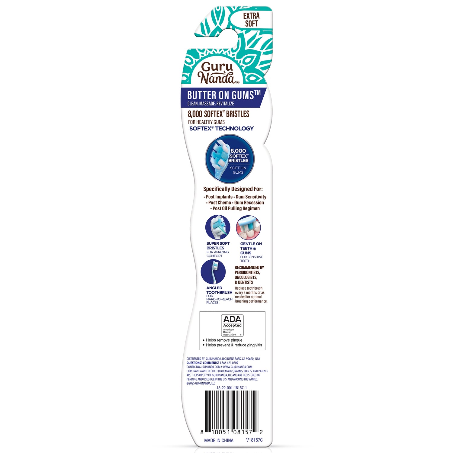 Butter on Gums Toothbrush  (1 Pack)