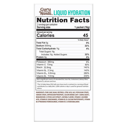 Liquid Hydration Electrolyte Drink Mix, Lemon Lime – 2 Count