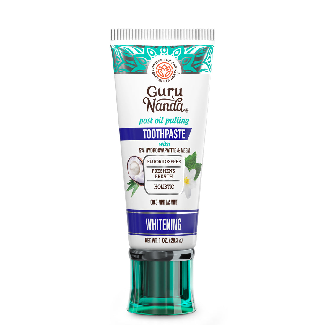 Travel-Size Hydroxyapatite &amp; Neem Whitening Toothpaste, Fluoride Free – 1 oz